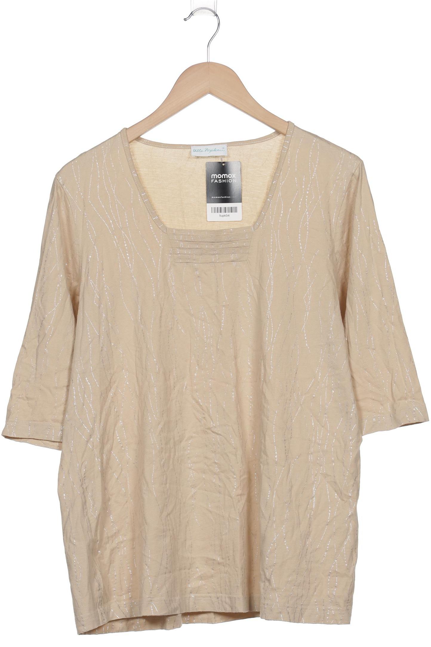 

Ulla Popken Damen T-Shirt, beige, Gr. 42