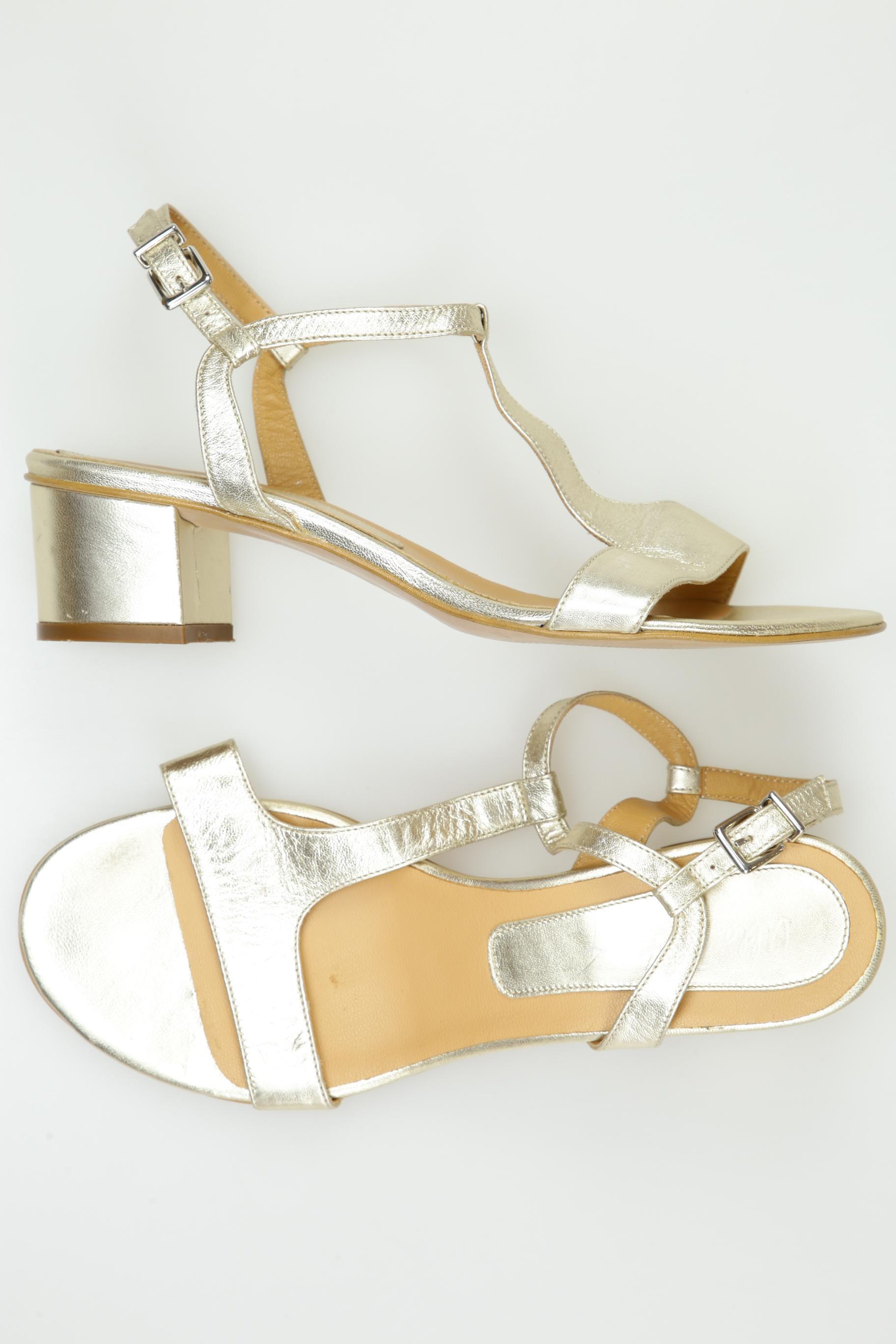 

Ulla Popken Damen Sandale, gold, Gr. 40