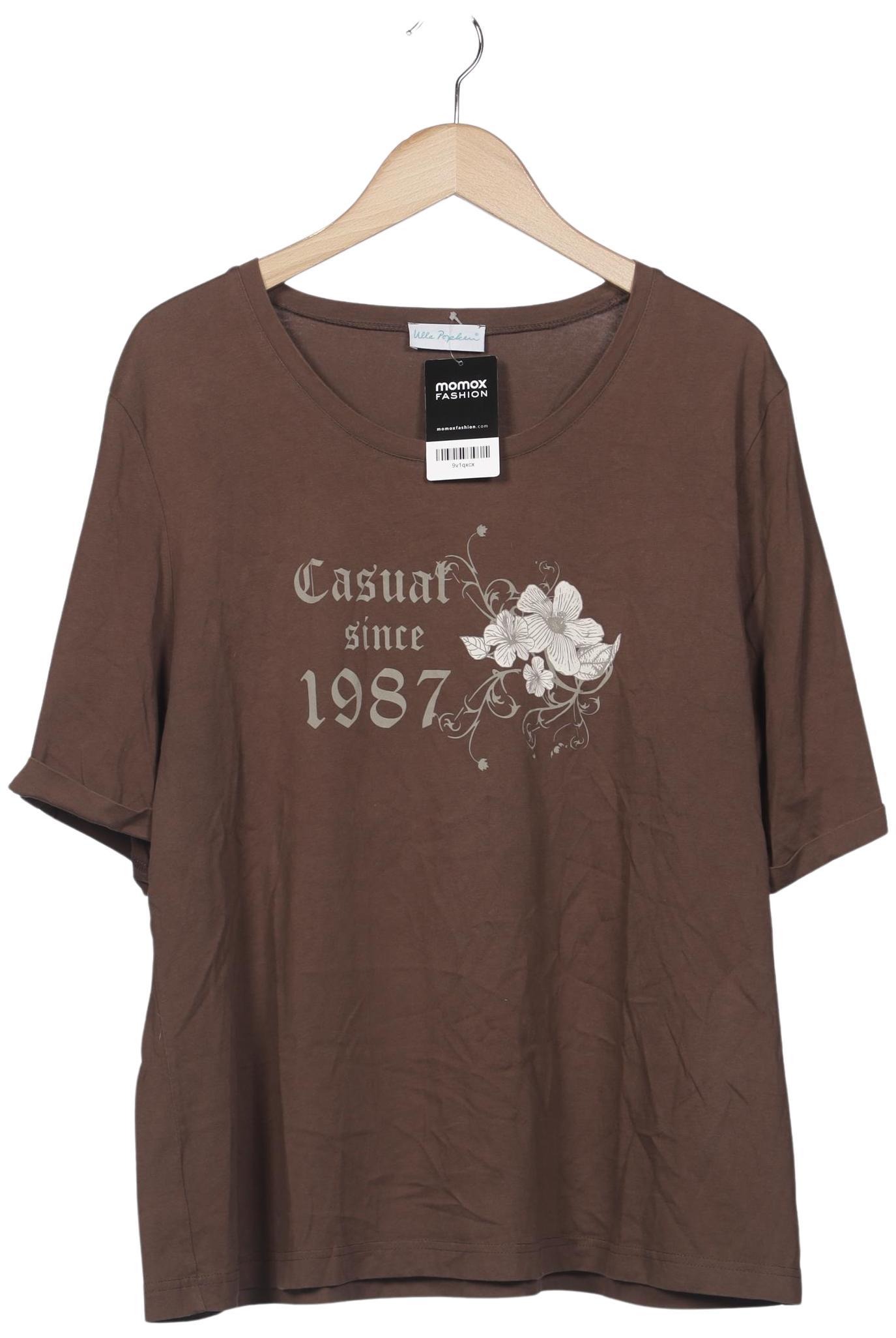 

Ulla Popken Damen T-Shirt, braun, Gr. 50