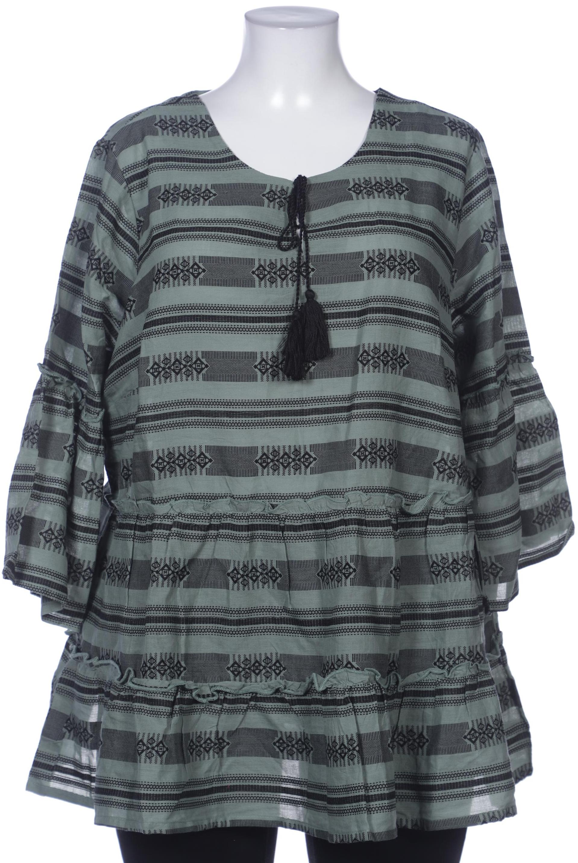 

Ulla Popken Damen Bluse, türkis, Gr. 46
