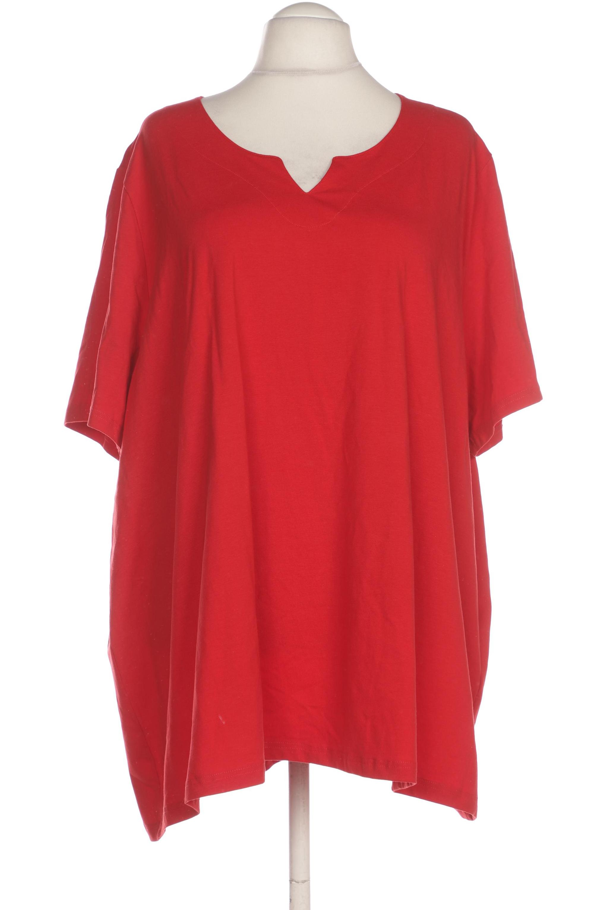 

Ulla Popken Damen T-Shirt, rot, Gr. 58