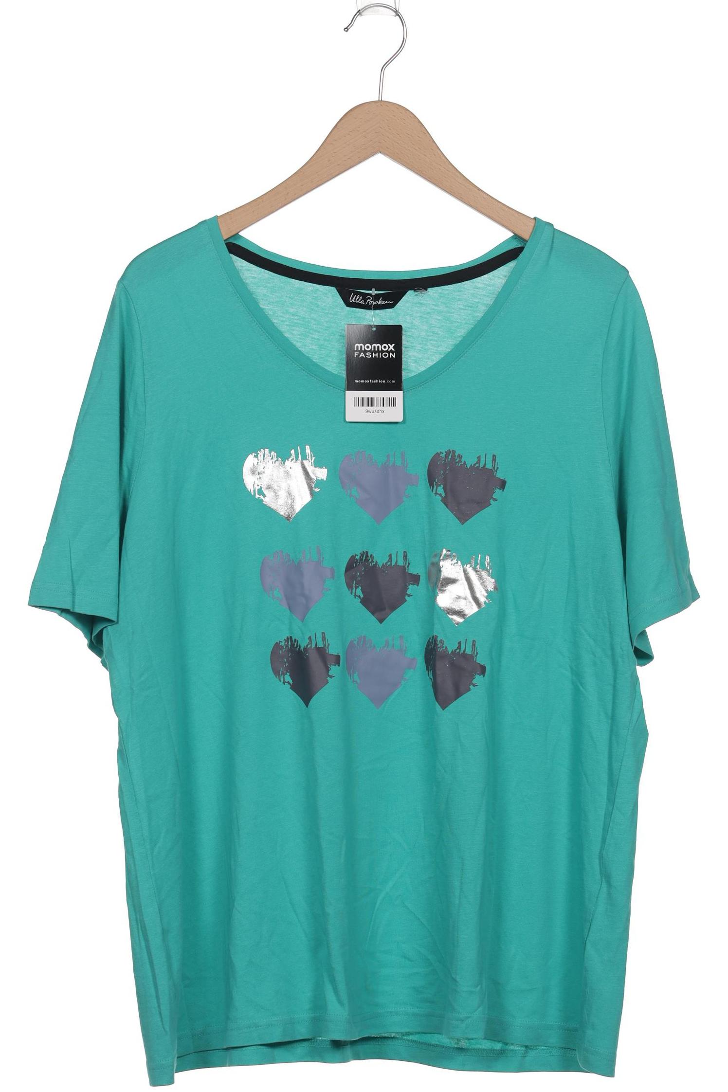 

Ulla Popken Damen T-Shirt, türkis, Gr. 48