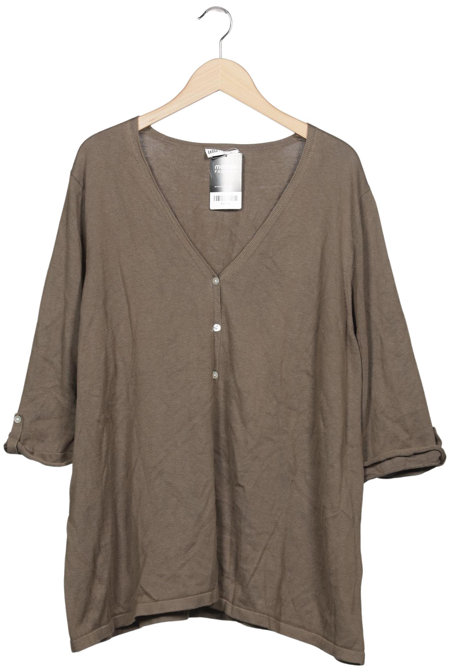 

Ulla Popken Damen Strickjacke, braun, Gr. 54