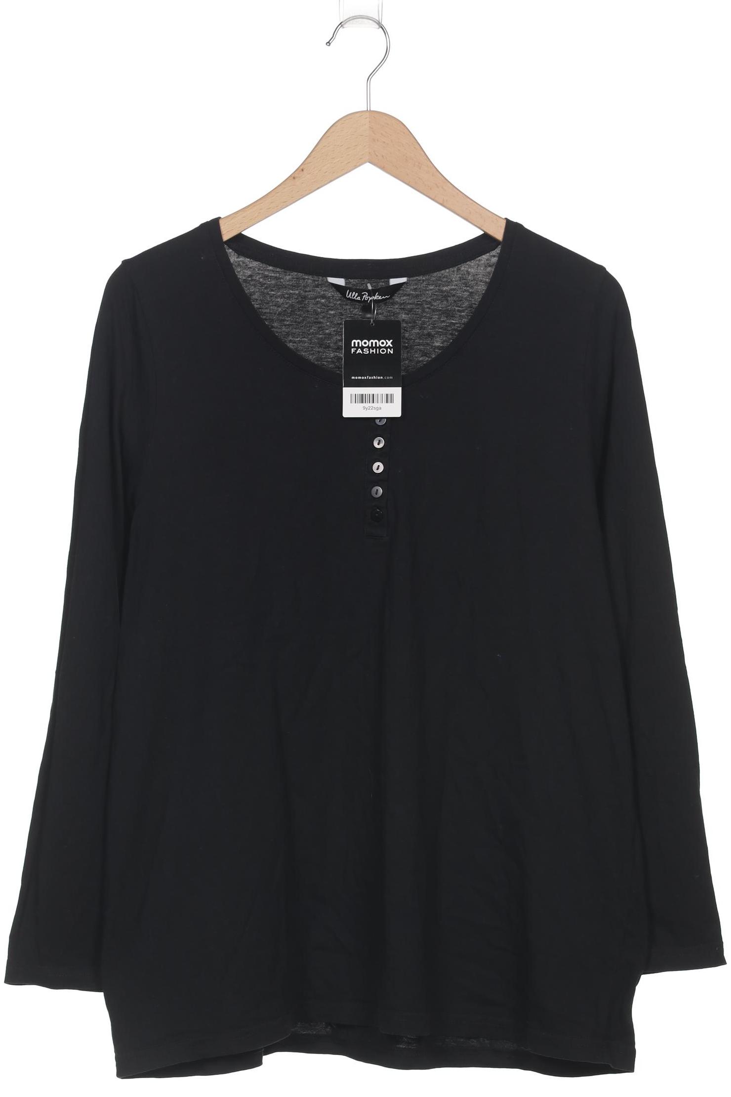 

Ulla Popken Damen Langarmshirt, schwarz, Gr. 48