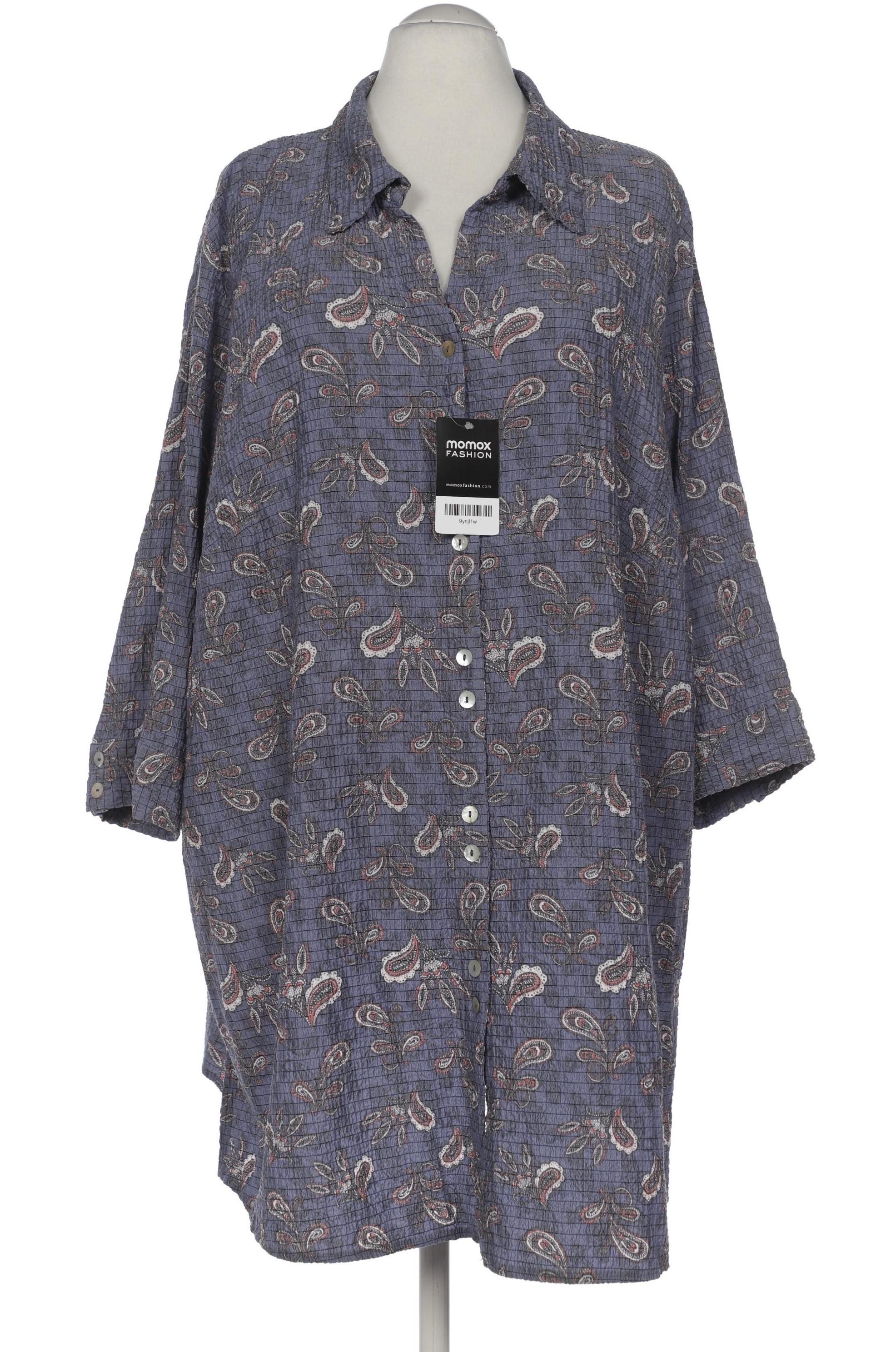 

Ulla Popken Damen Bluse, blau, Gr. 58