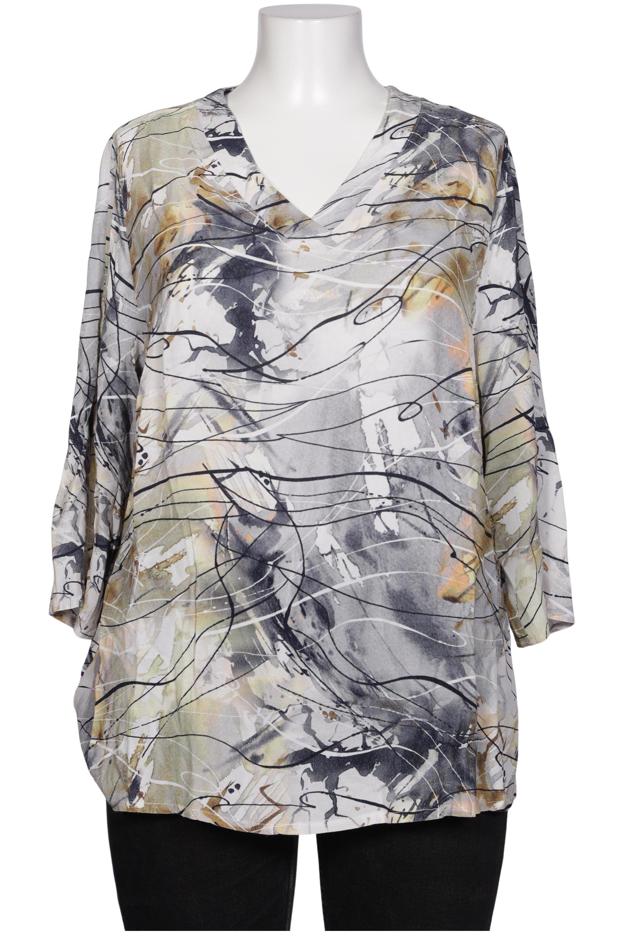 

Ulla Popken Damen Bluse, grau, Gr. 46