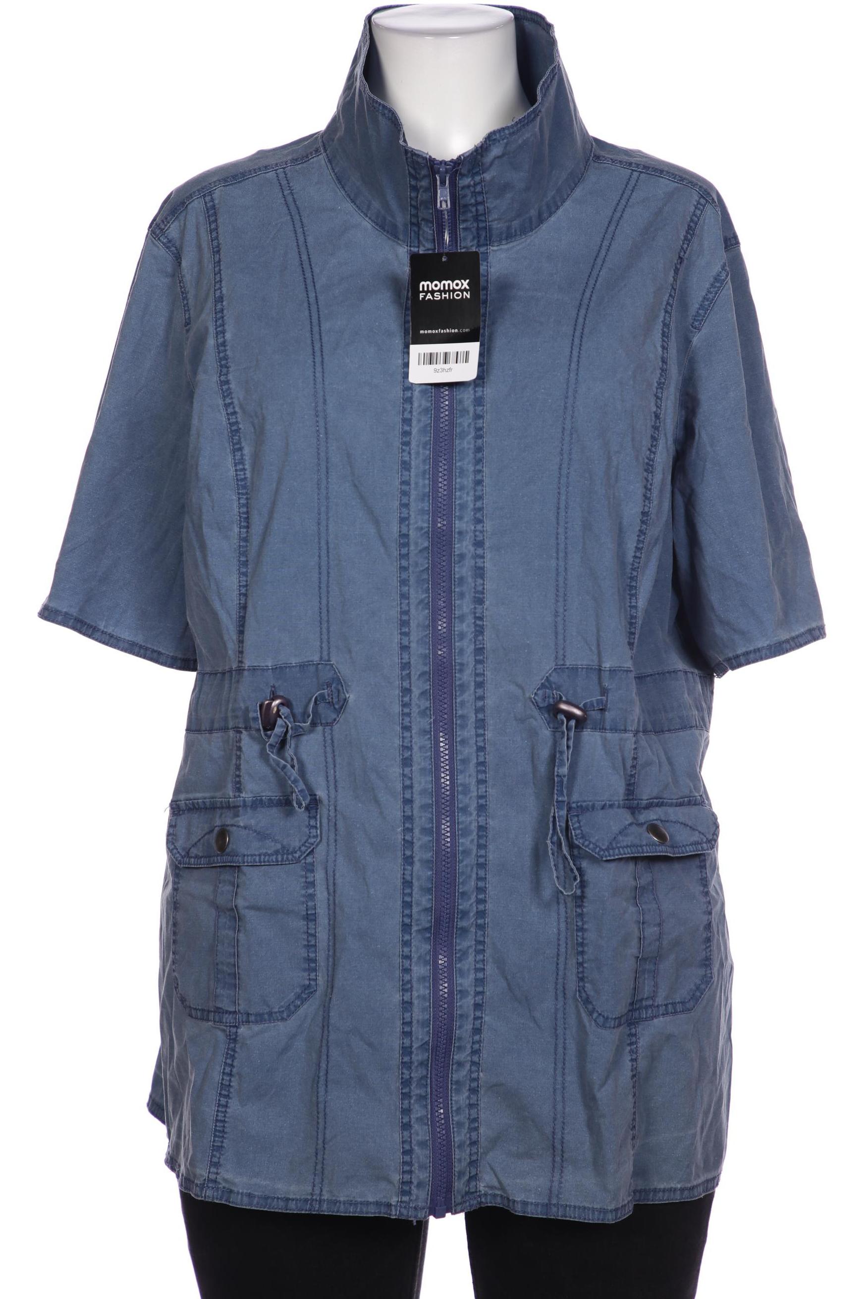 

Ulla Popken Damen Bluse, blau, Gr. 46