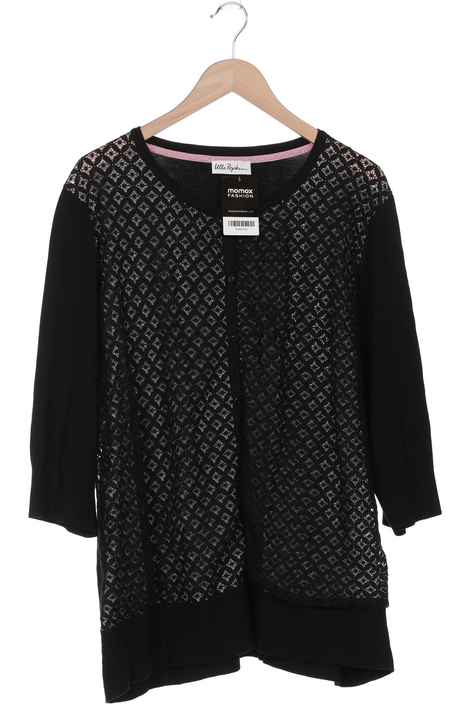 

Ulla Popken Damen Strickjacke, schwarz, Gr. 50