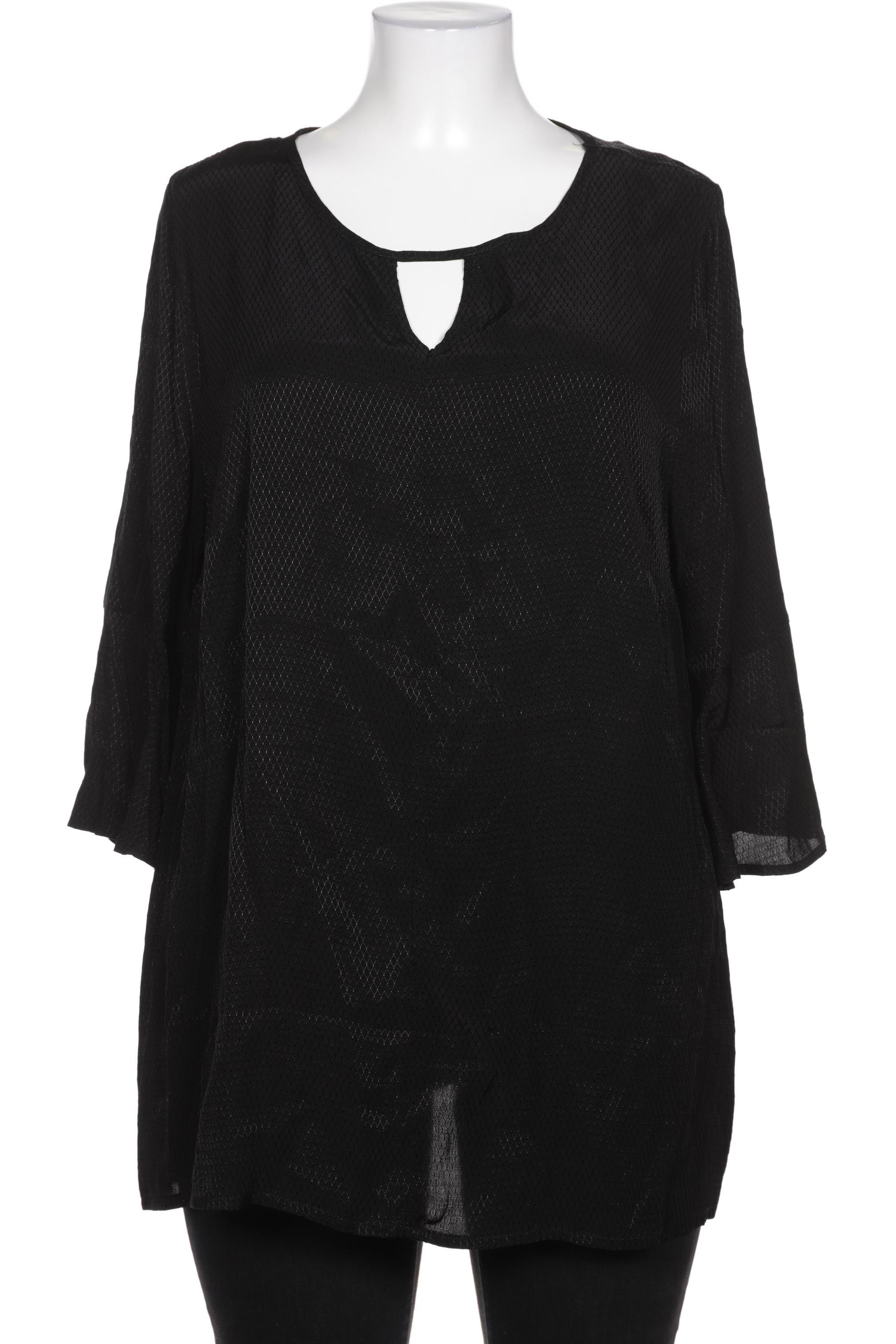 

Ulla Popken Damen Bluse, schwarz, Gr. 46