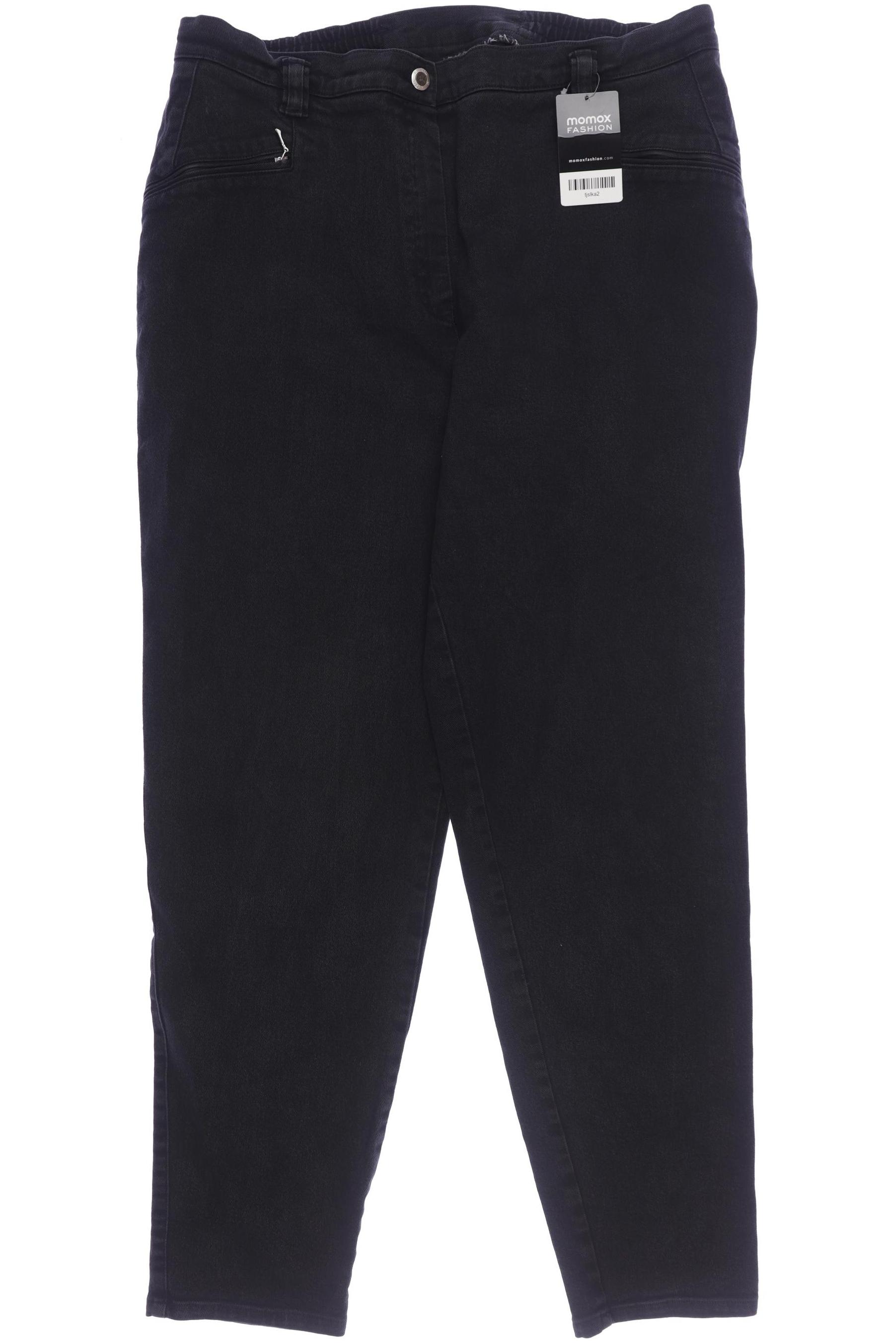 

Ulla Popken Damen Jeans, schwarz, Gr. 48