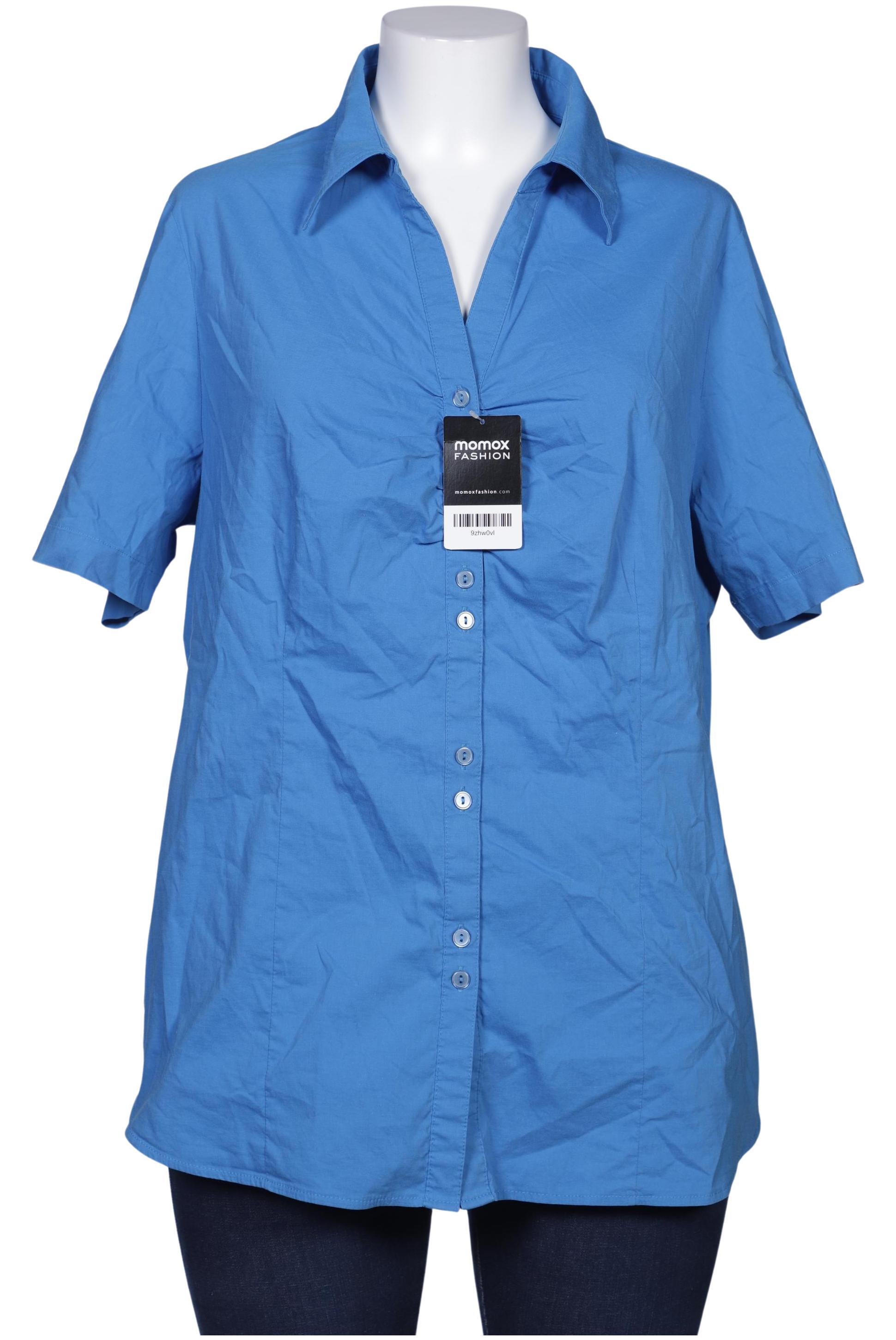

Ulla Popken Damen Bluse, blau, Gr. 50