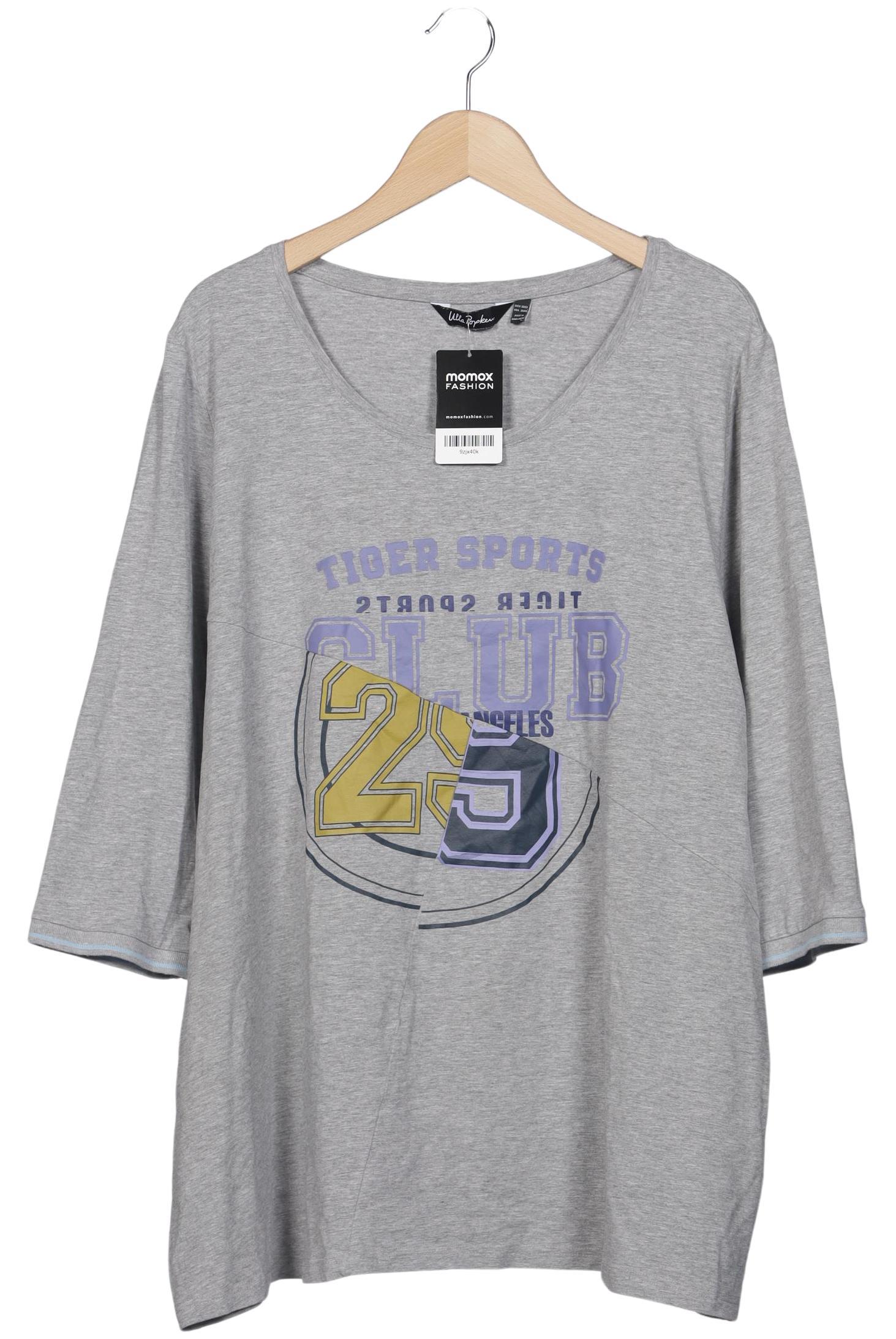 

Ulla Popken Damen Langarmshirt, grau, Gr. 50