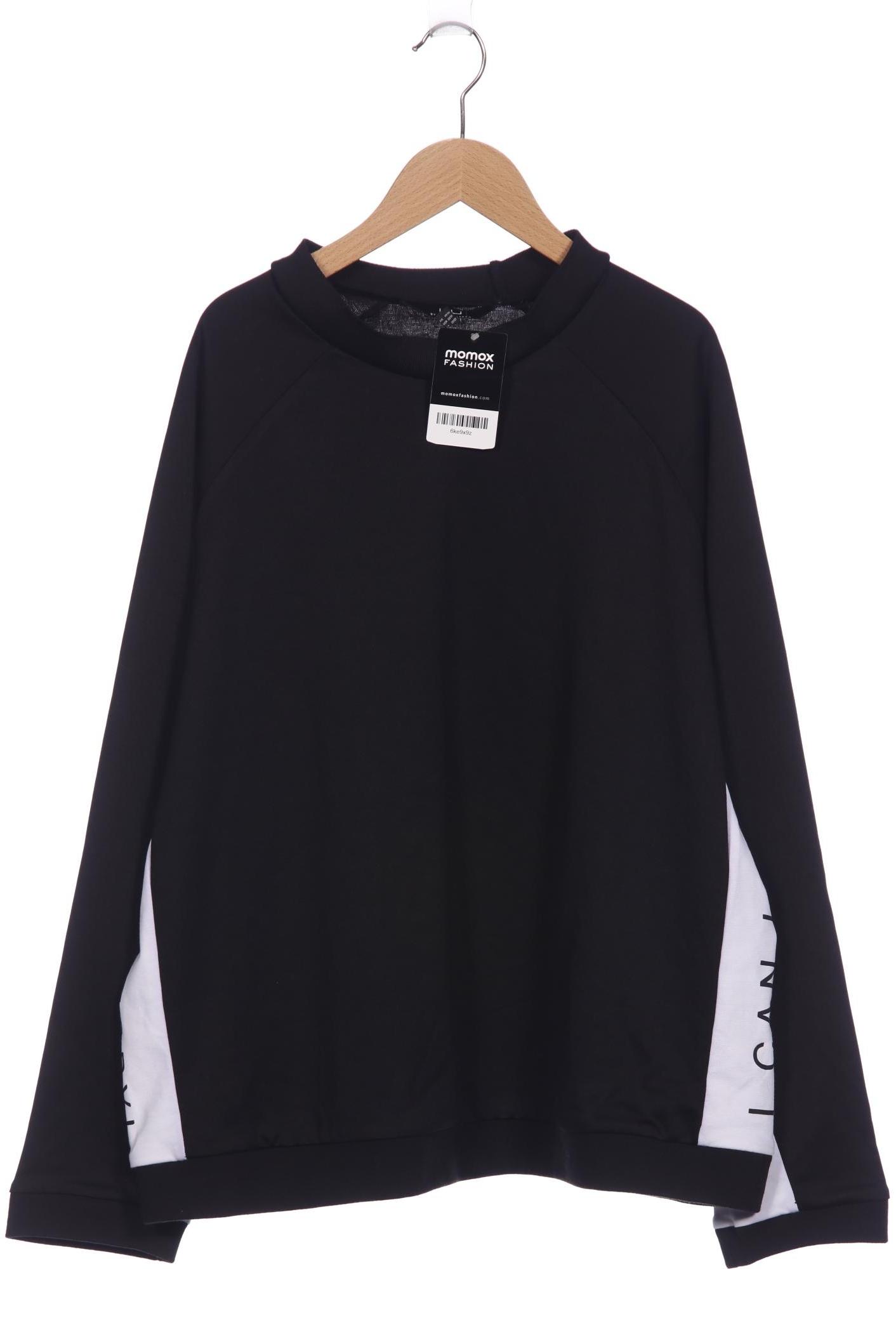 

Ulla Popken Damen Sweatshirt, schwarz, Gr. 46