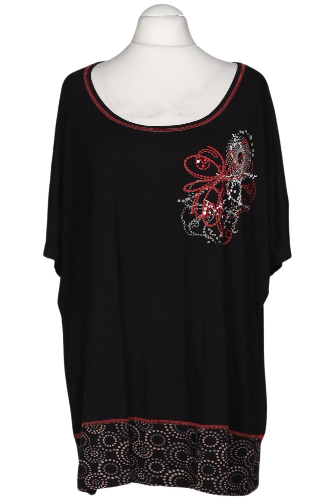 

Ulla Popken Damen T-Shirt, schwarz, Gr. 54