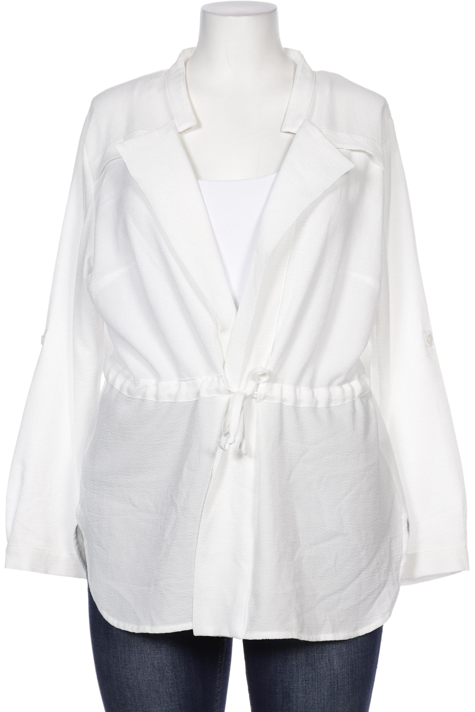 

Ulla Popken Damen Strickjacke, weiß