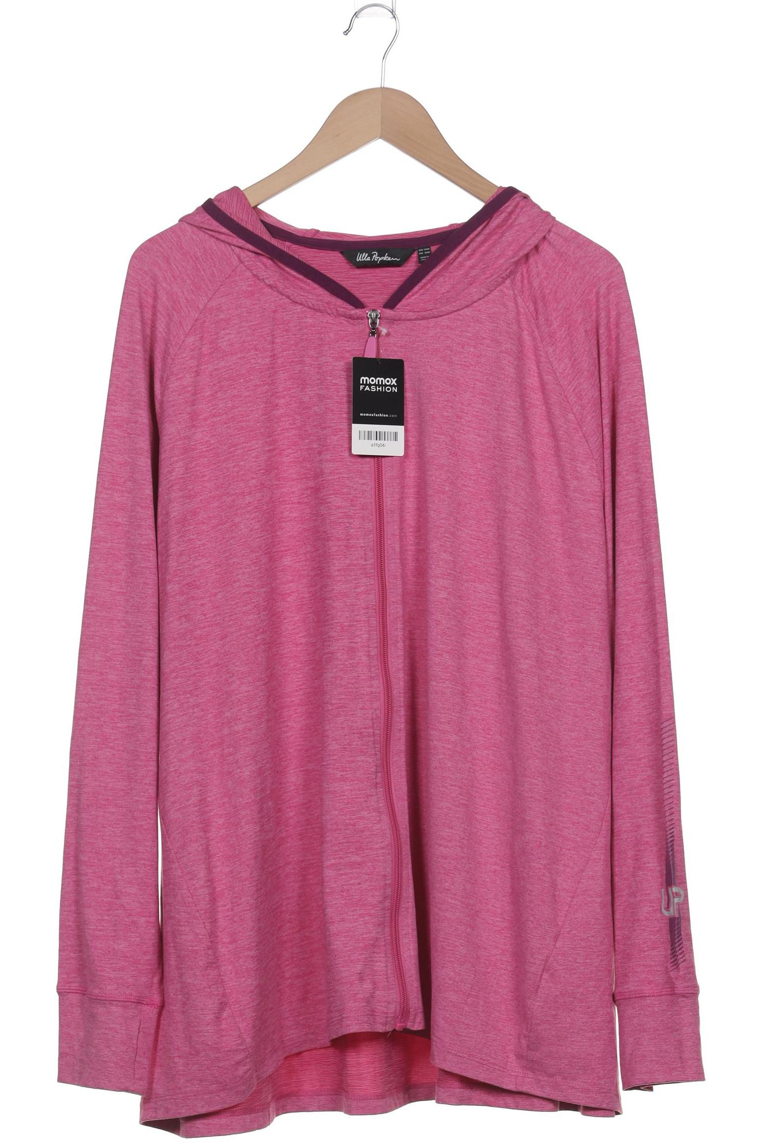 

Ulla Popken Damen Kapuzenpullover, pink, Gr. 54