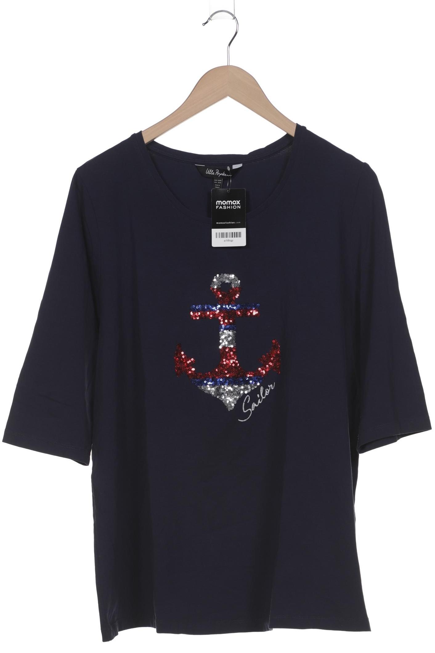 

Ulla Popken Damen T-Shirt, marineblau, Gr. 50
