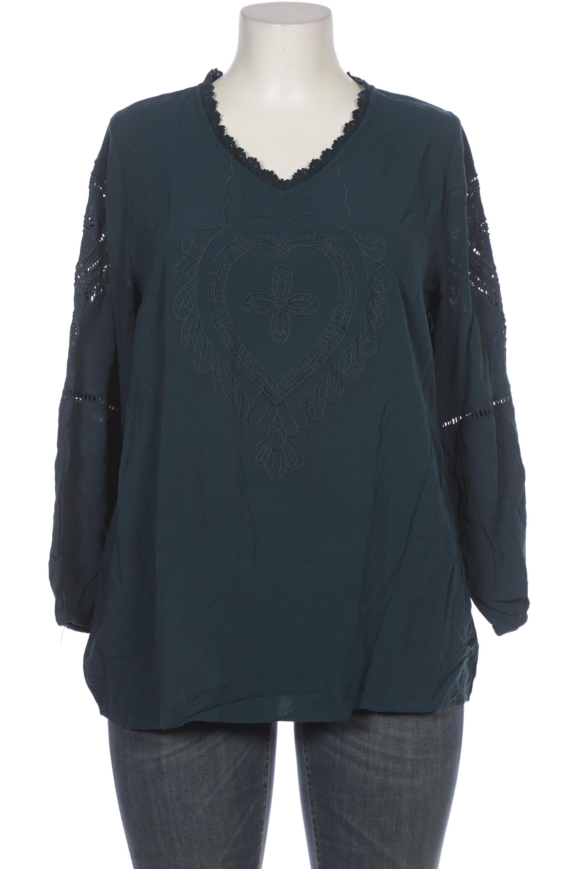 

Ulla Popken Damen Bluse, blau, Gr. 46