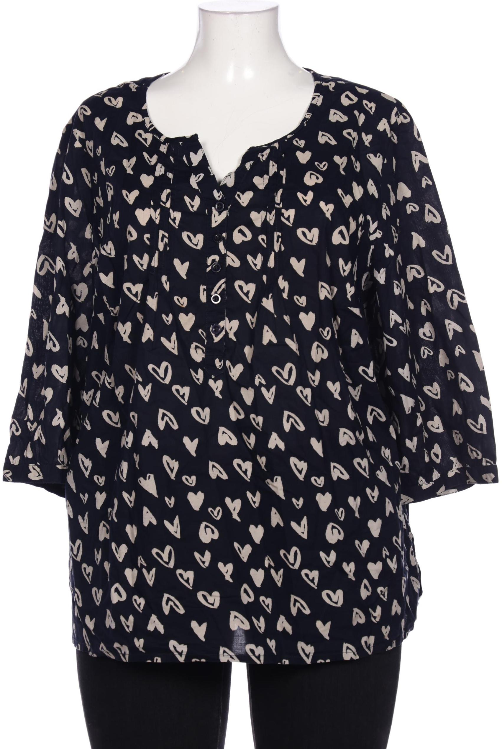 

Ulla Popken Damen Bluse, marineblau, Gr. 46