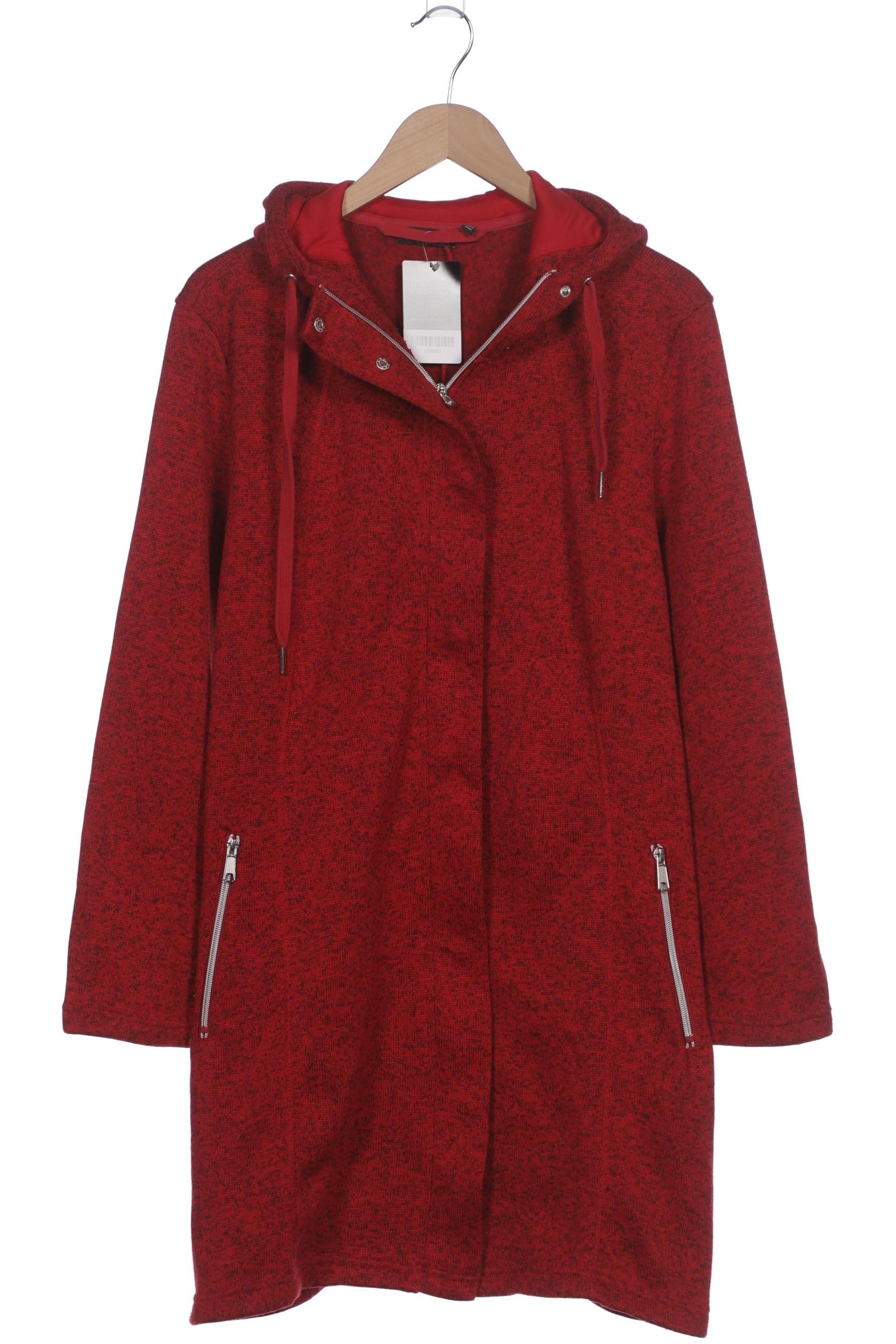 

Ulla Popken Damen Kapuzenpullover, rot, Gr. 46