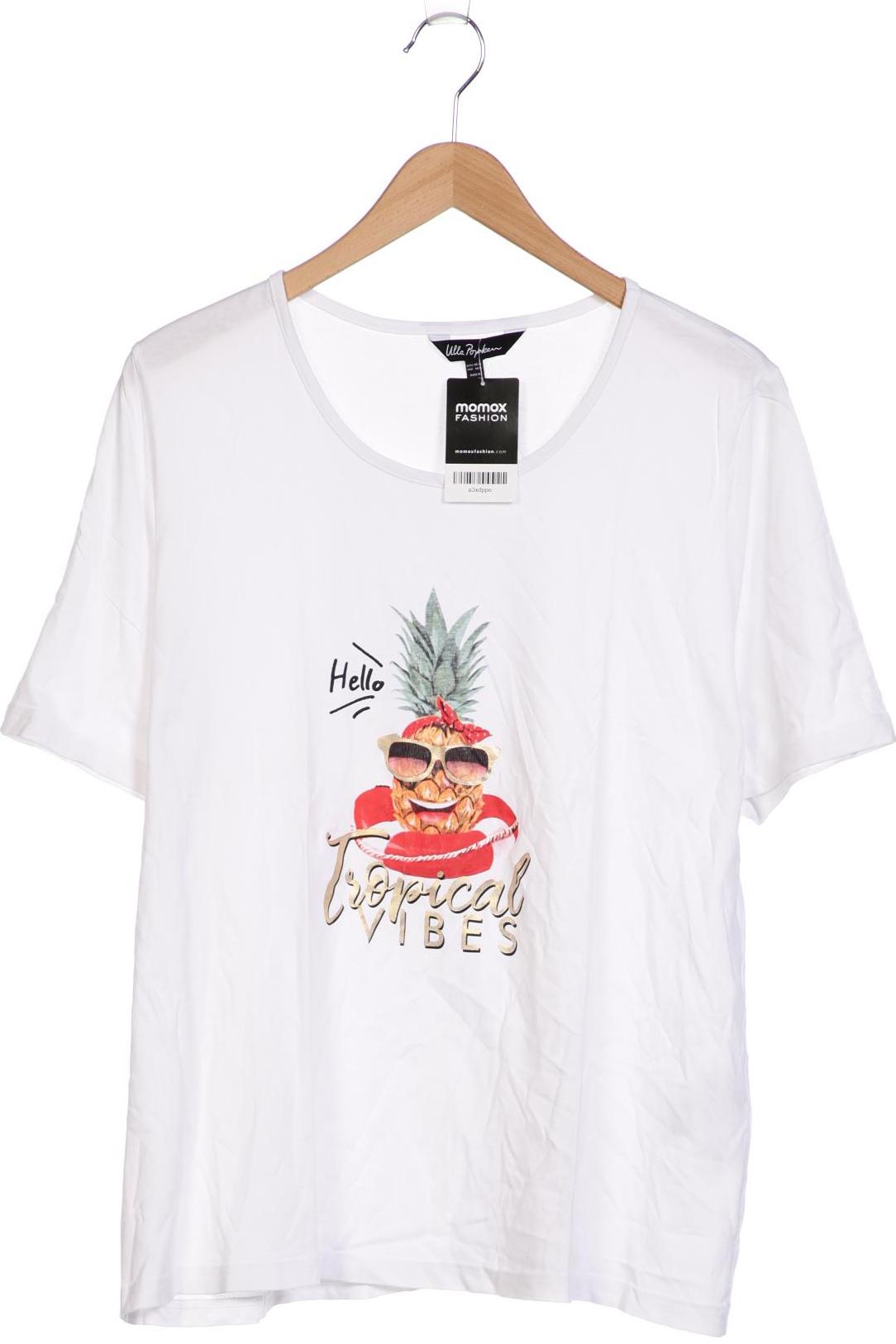 

Ulla Popken Damen T-Shirt, weiß, Gr. 46