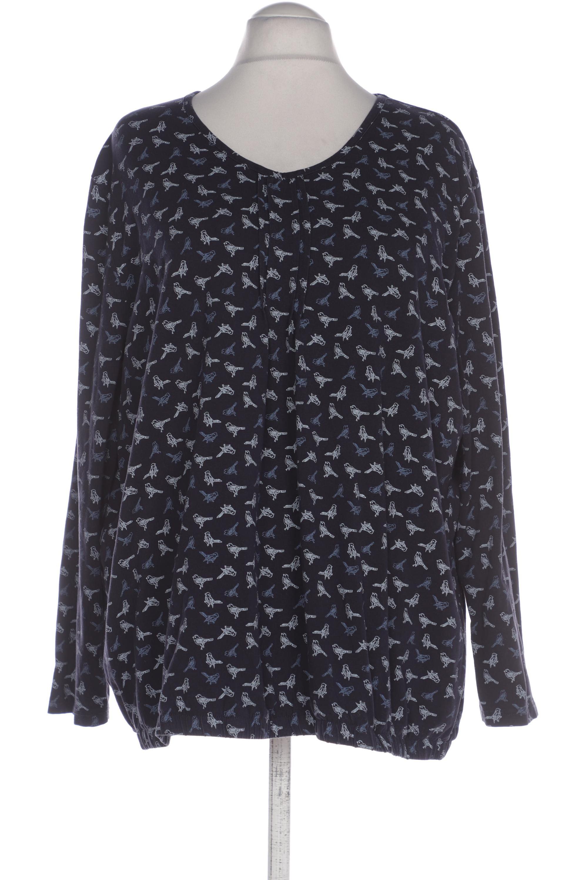 

Ulla Popken Damen Langarmshirt, marineblau, Gr. 52