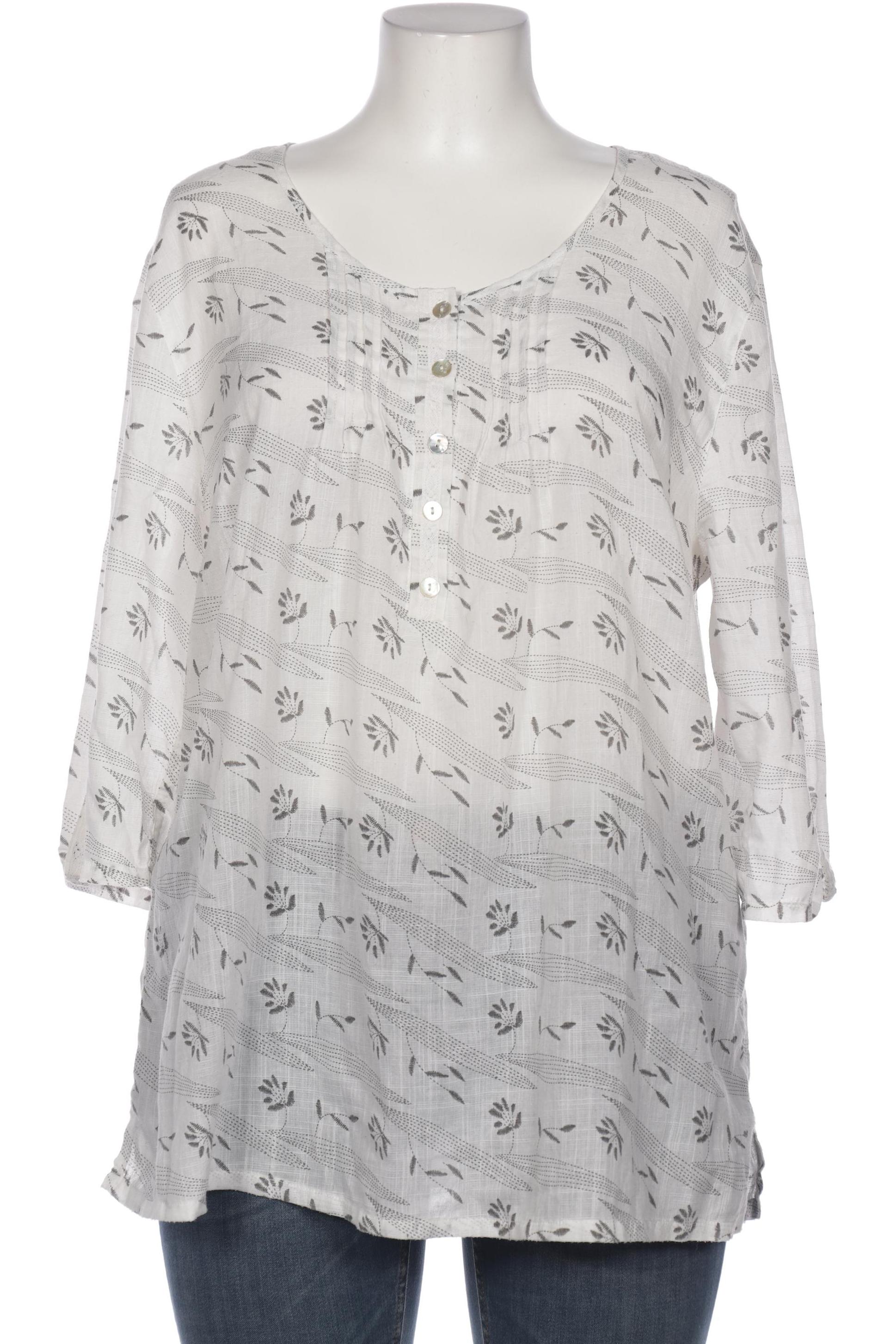 

Ulla Popken Damen Bluse, weiß, Gr. 46