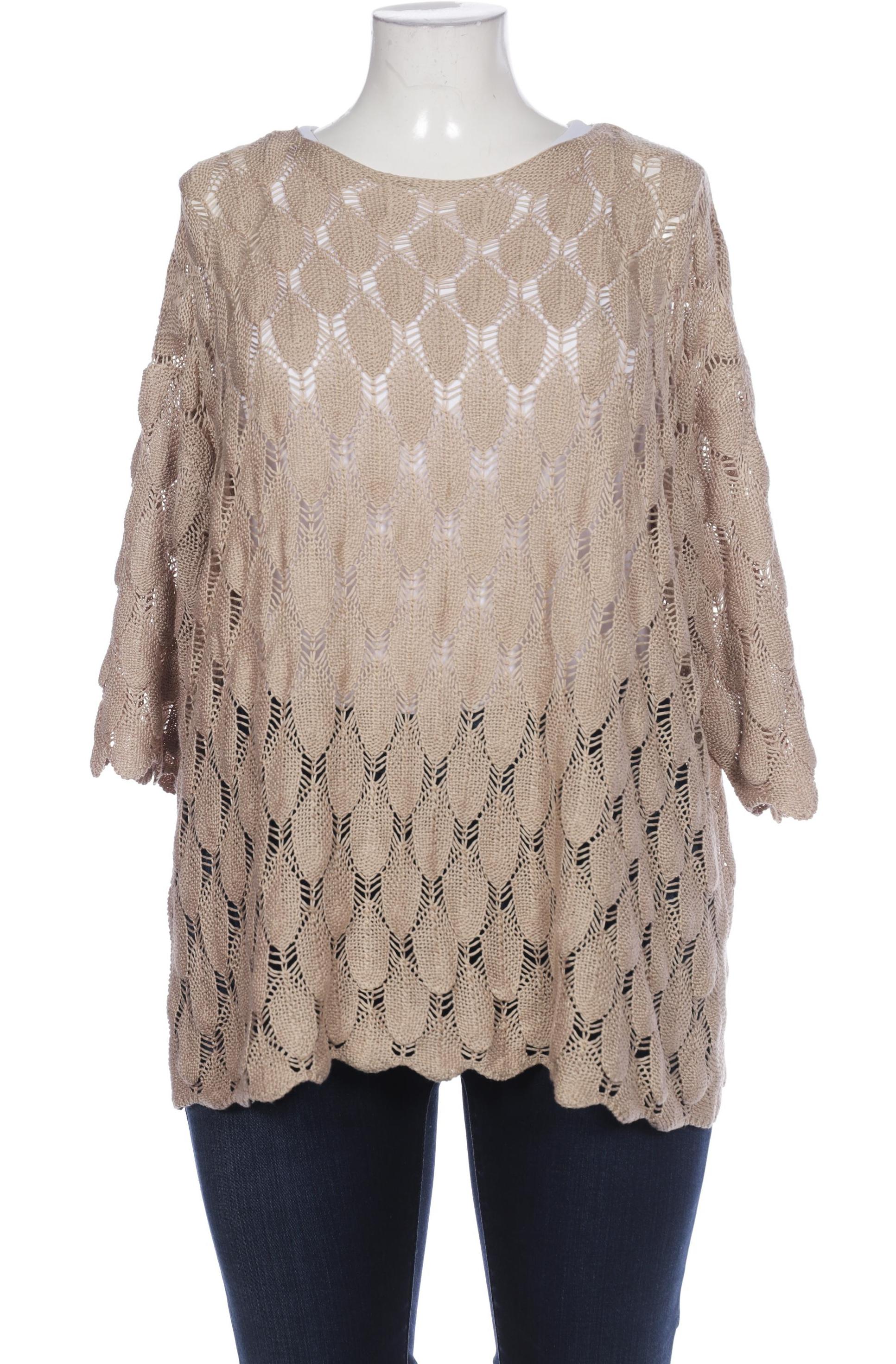 

Ulla Popken Damen Pullover, beige, Gr. 46