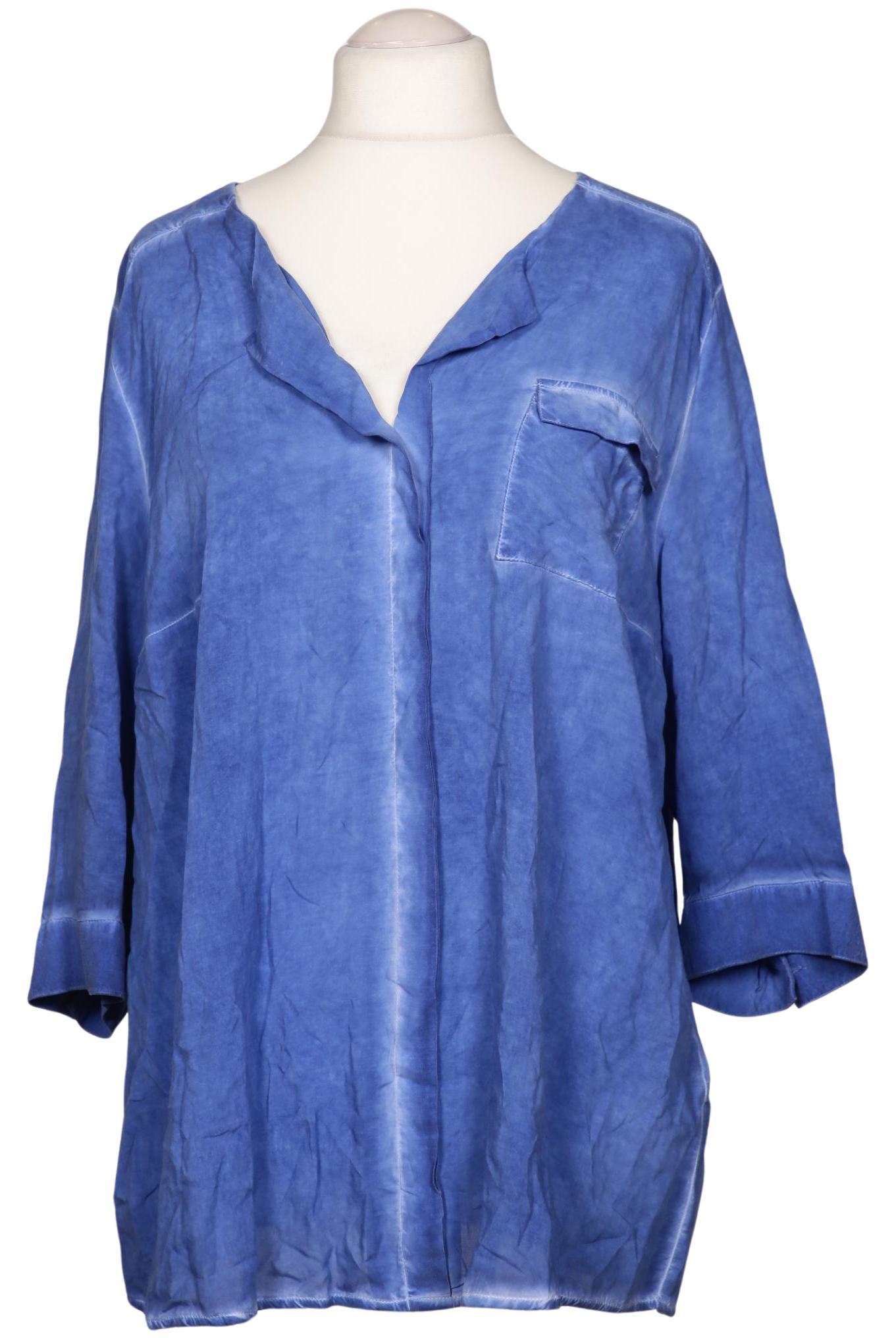 

Ulla Popken Damen Bluse, blau, Gr. 46
