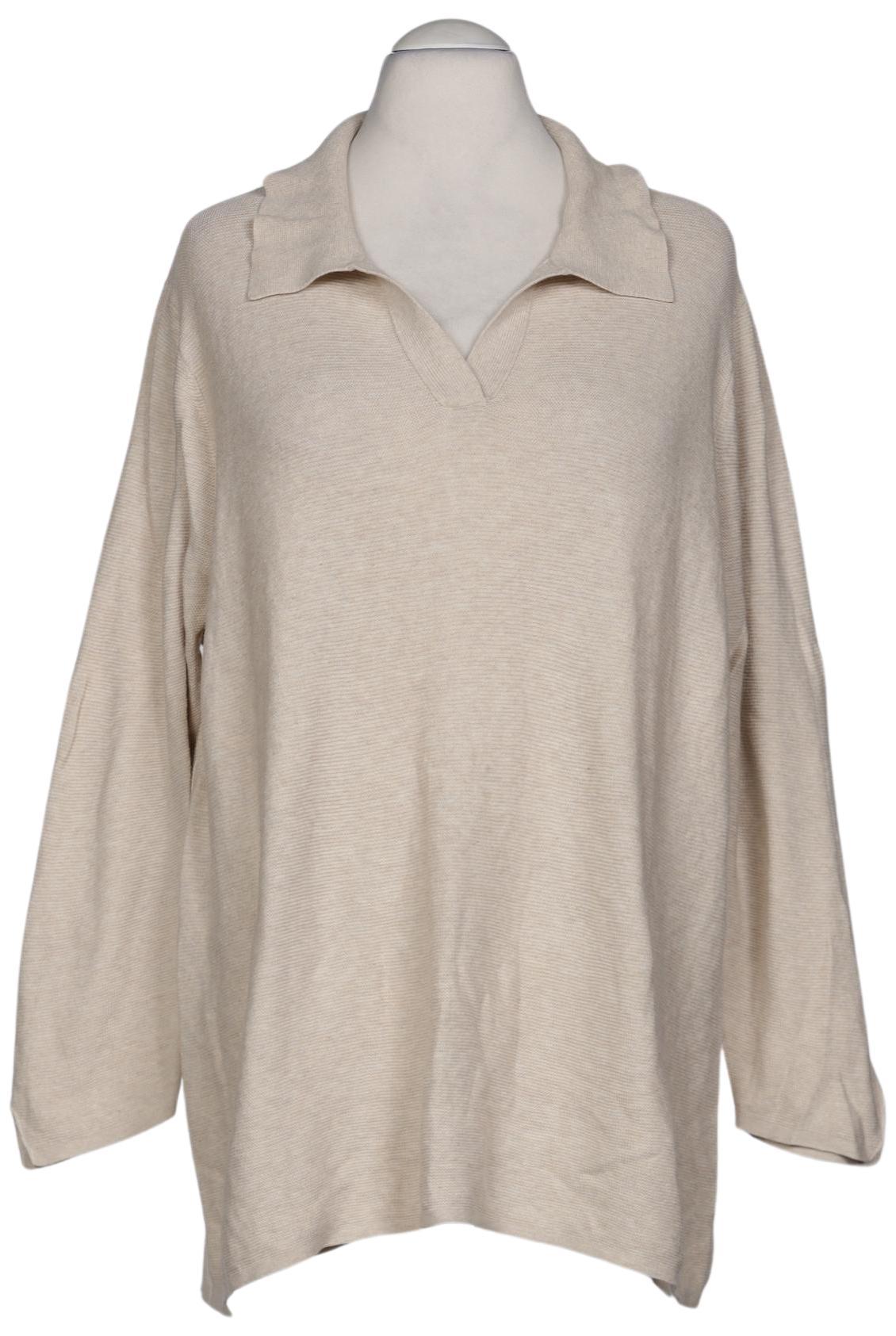 

Ulla Popken Damen Pullover, beige, Gr. 54