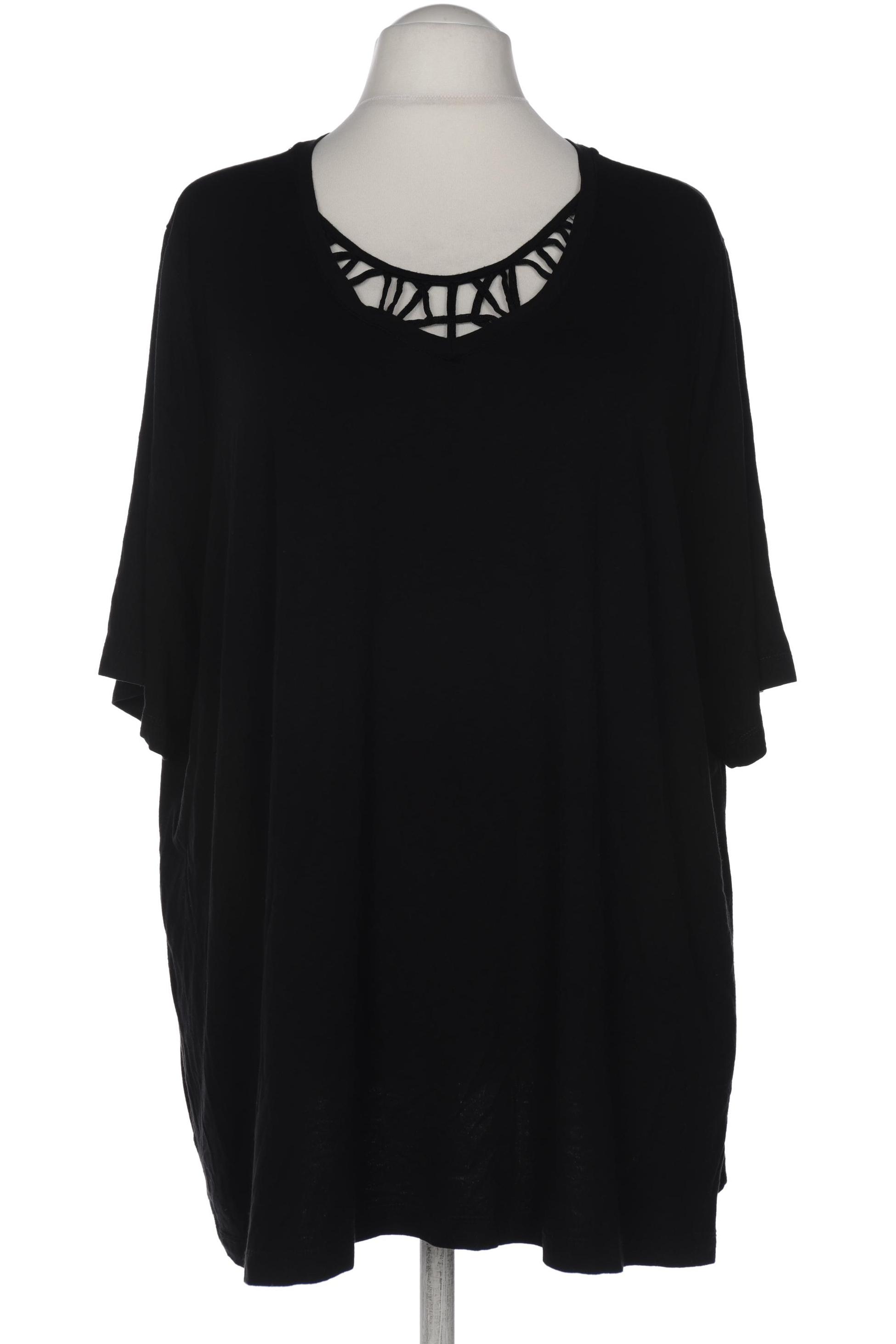 

Ulla Popken Damen T-Shirt, schwarz, Gr. 52