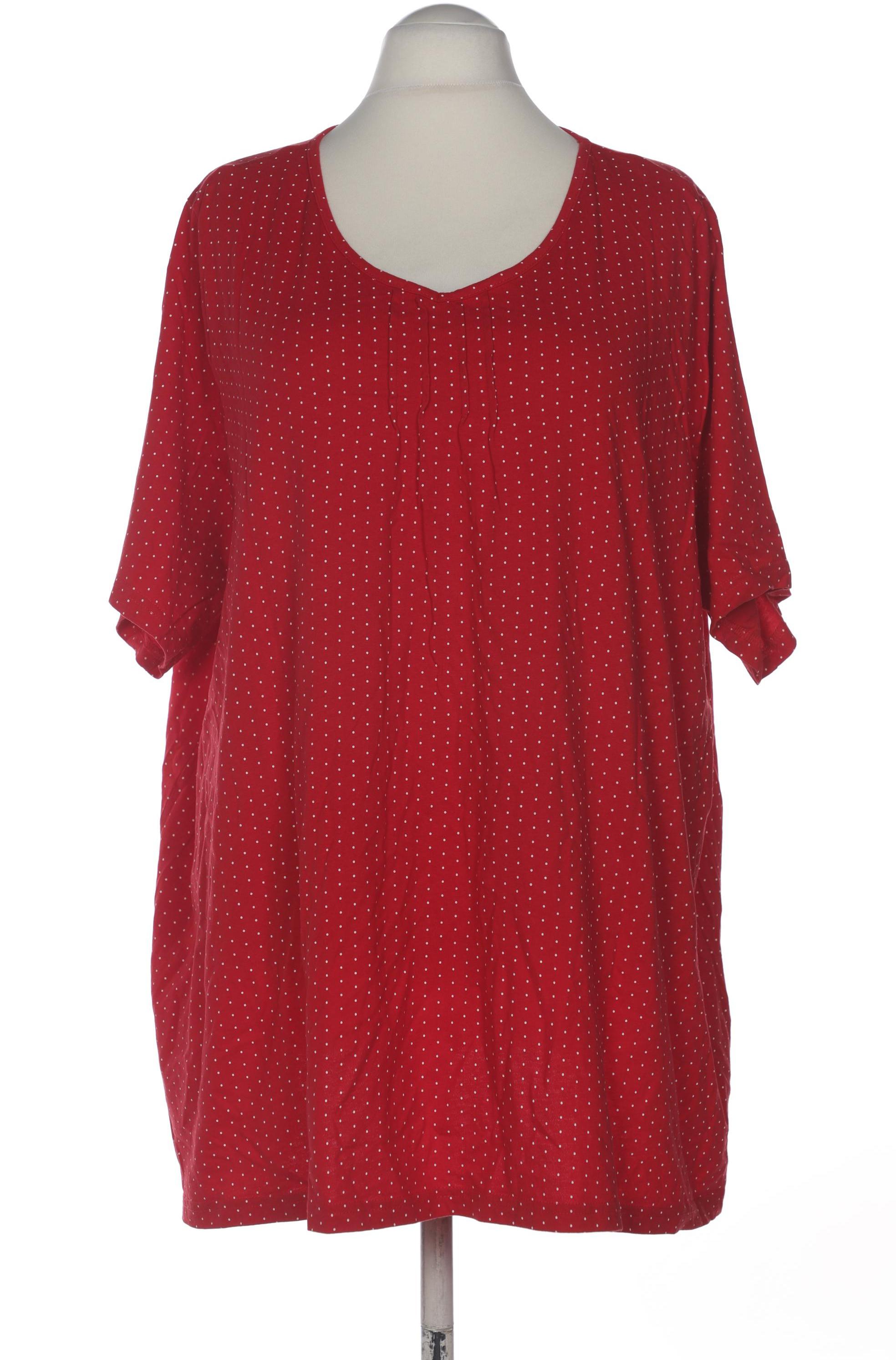 

Ulla Popken Damen T-Shirt, rot, Gr. 58