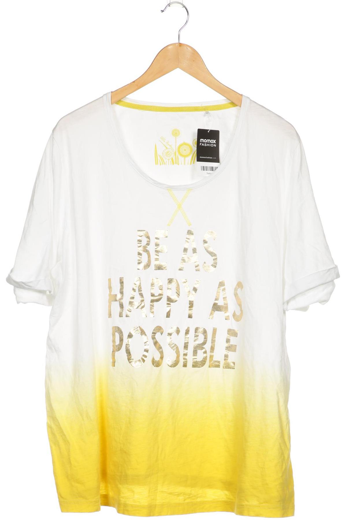 

Ulla Popken Damen T-Shirt, weiß, Gr. 48