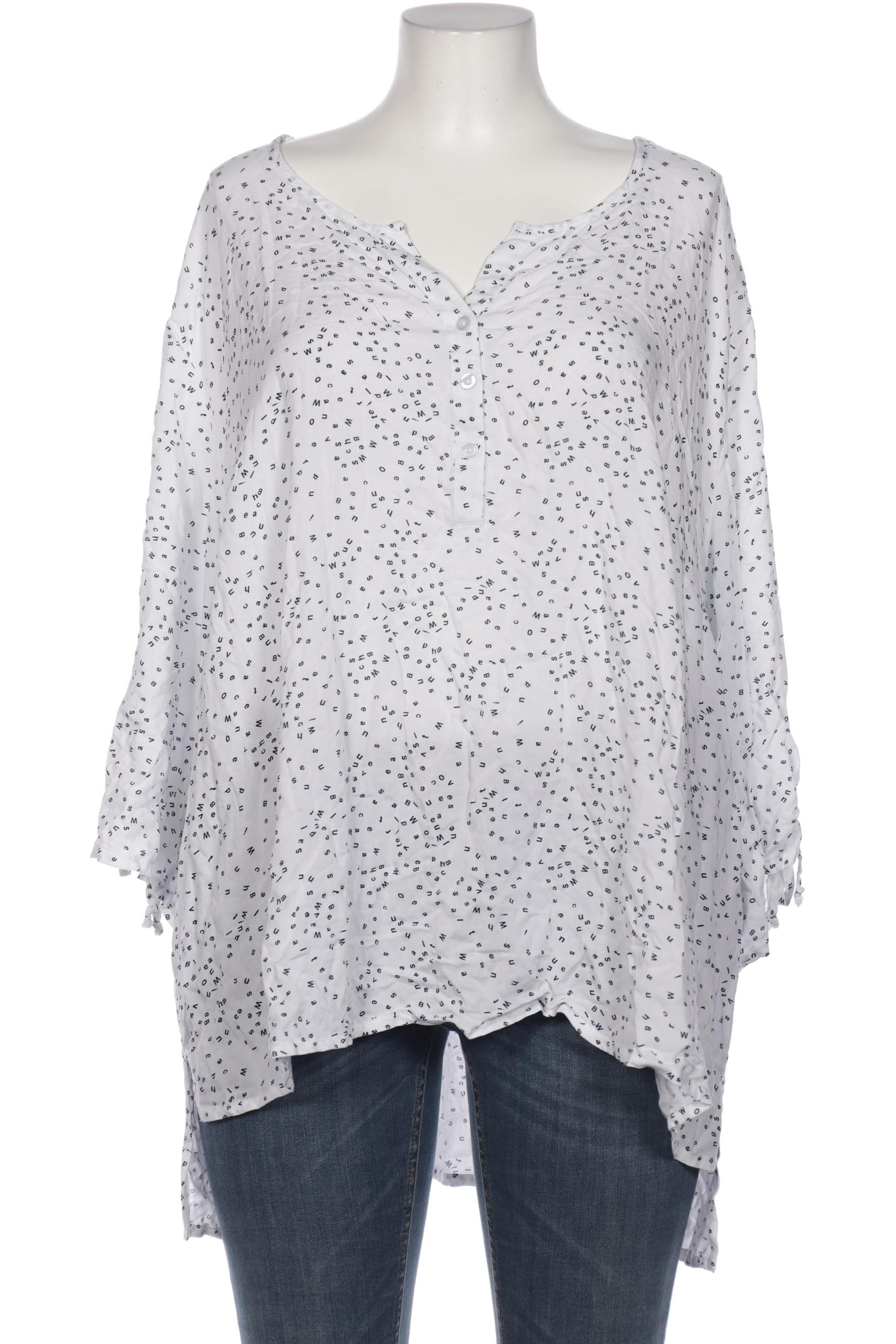 

Ulla Popken Damen Bluse, weiß, Gr. 48