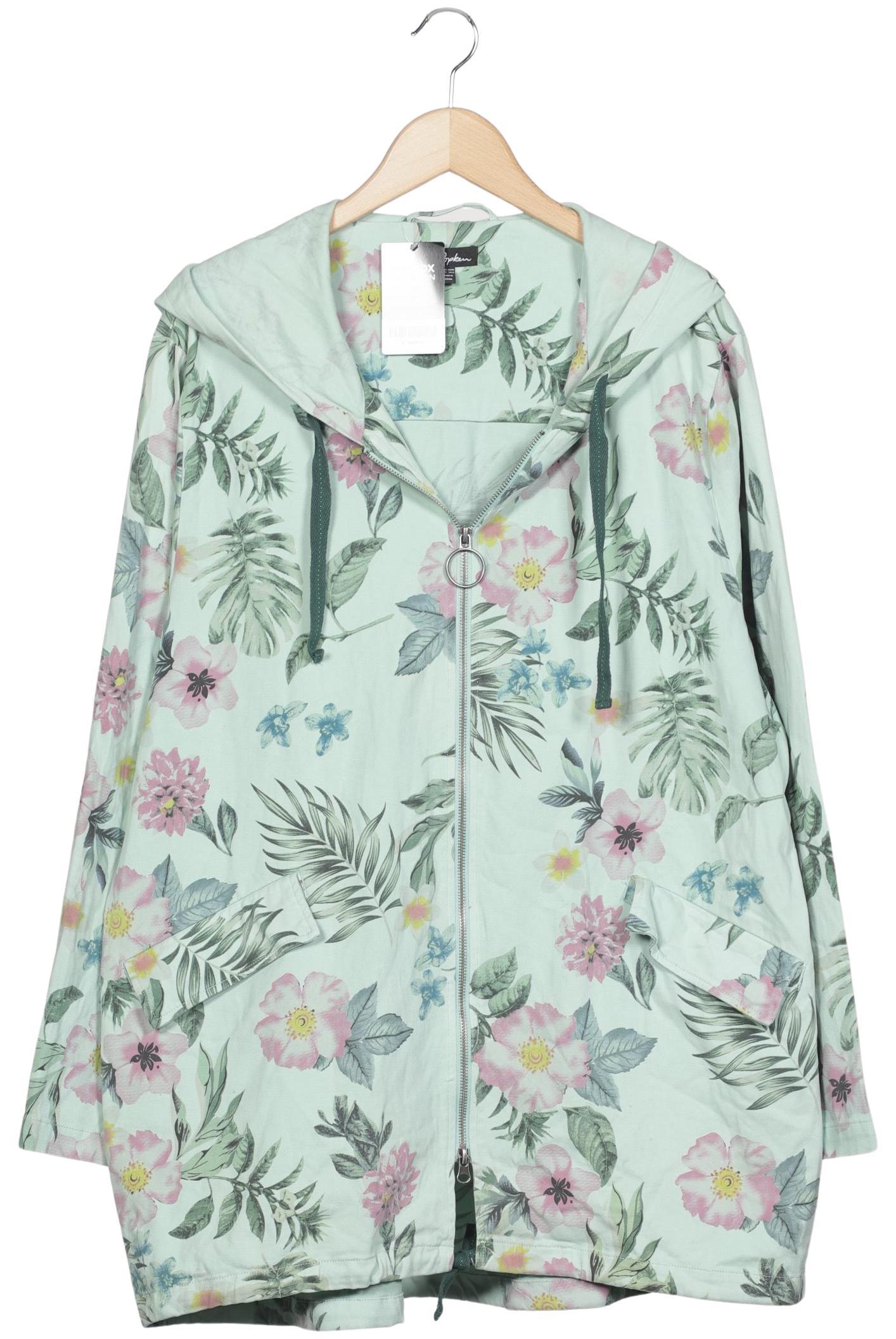 

Ulla Popken Damen Kapuzenpullover, hellgrün, Gr. 46