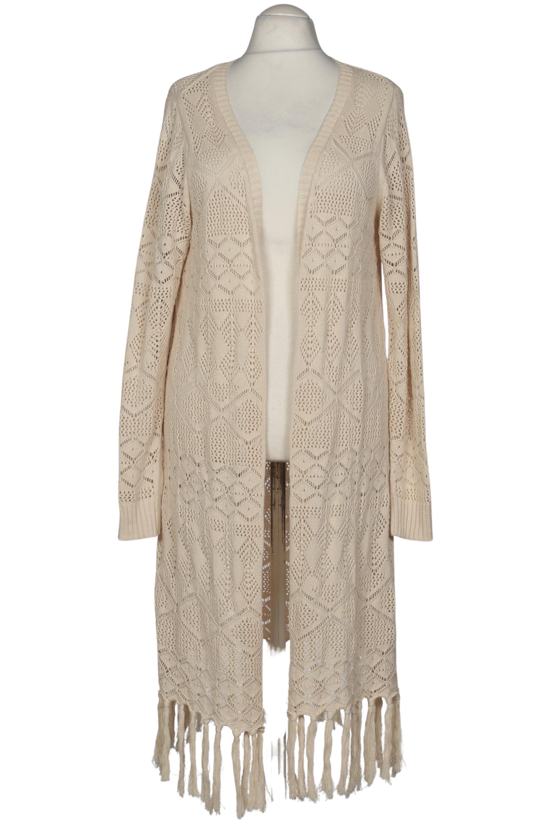

Ulla Popken Damen Strickjacke, beige, Gr. 42
