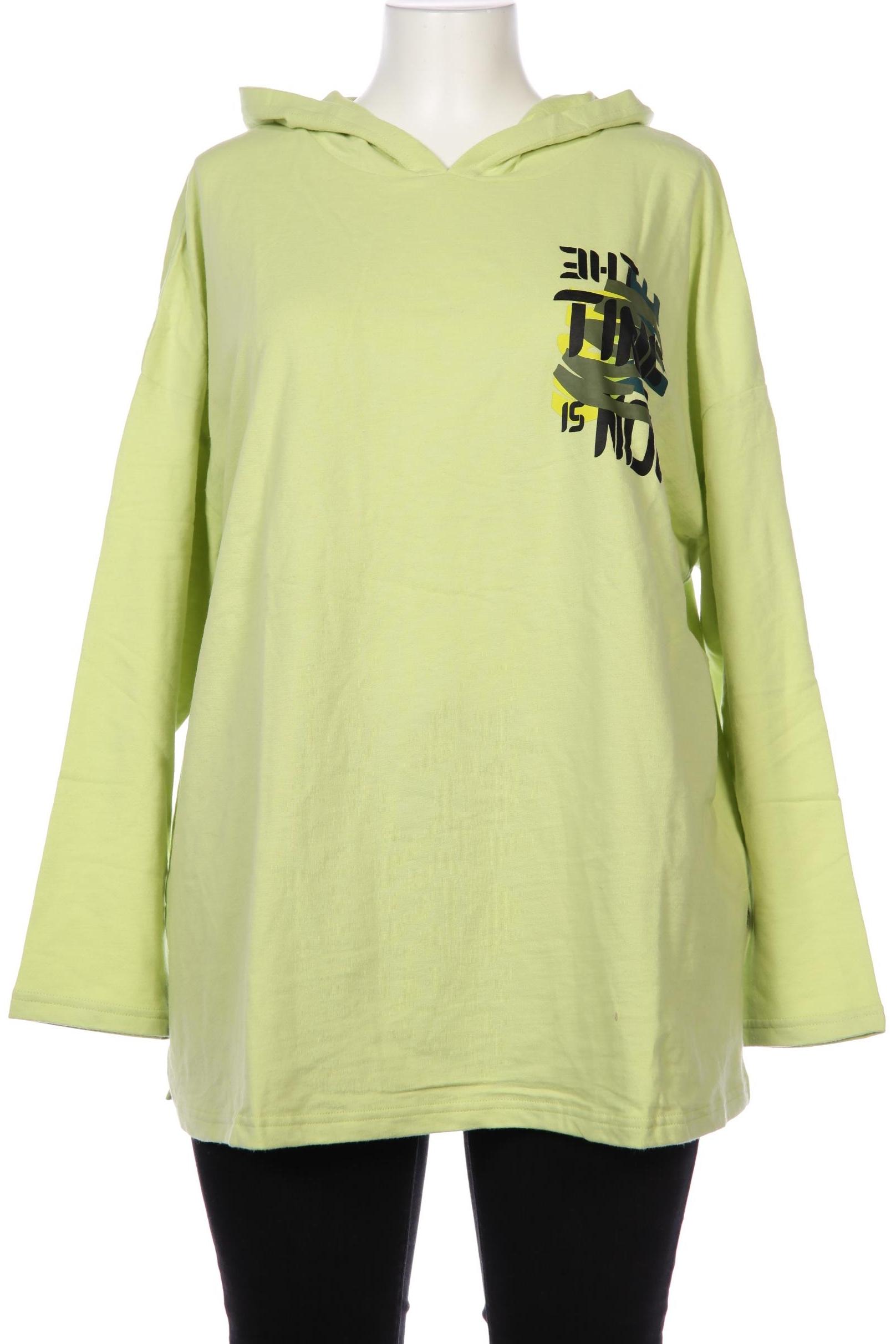 

Ulla Popken Damen Kapuzenpullover, hellgrün, Gr. 50