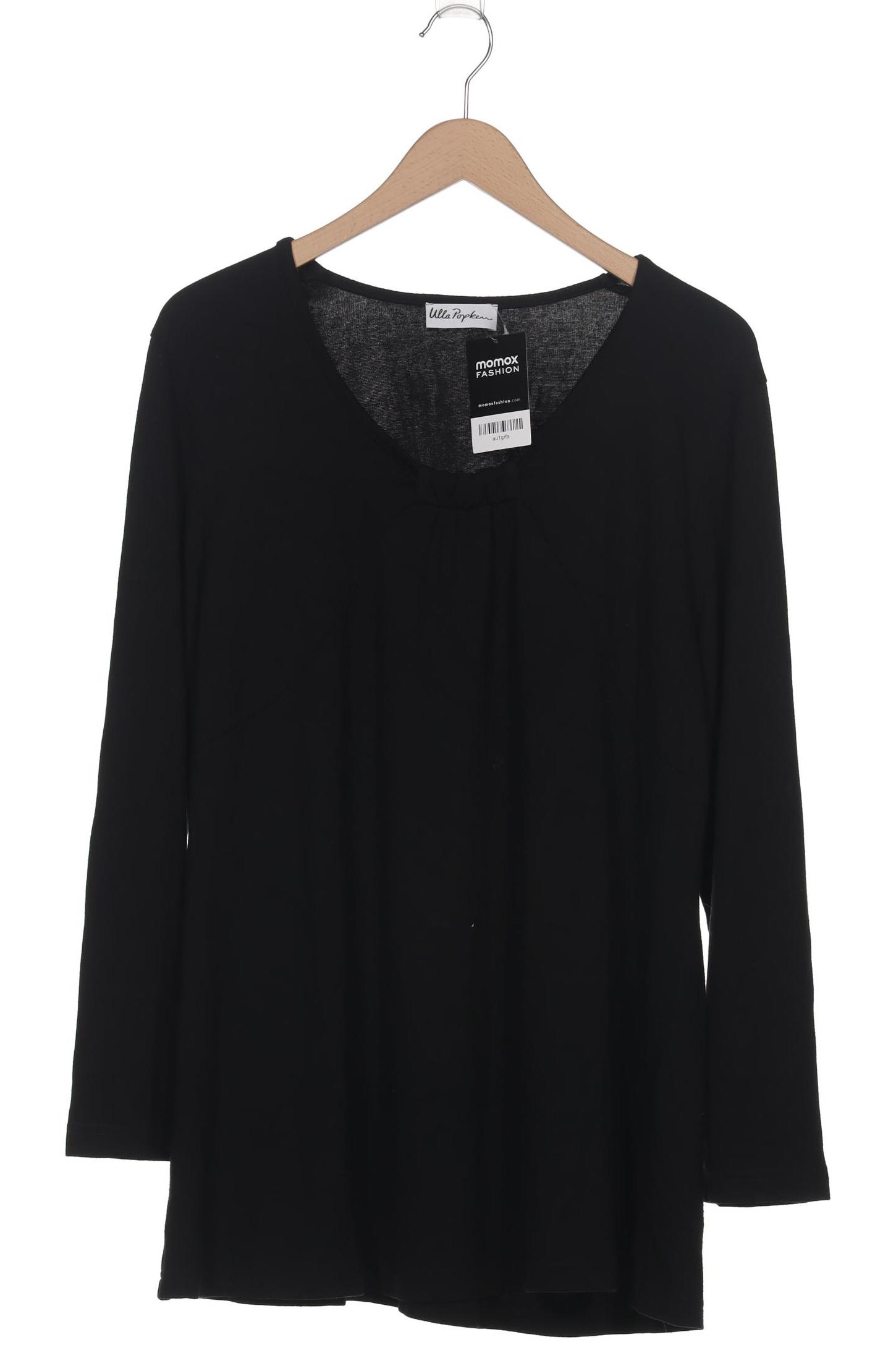 Thumbnail - Ulla Popken Damen Langarmshirt, schwarz, Gr. 46