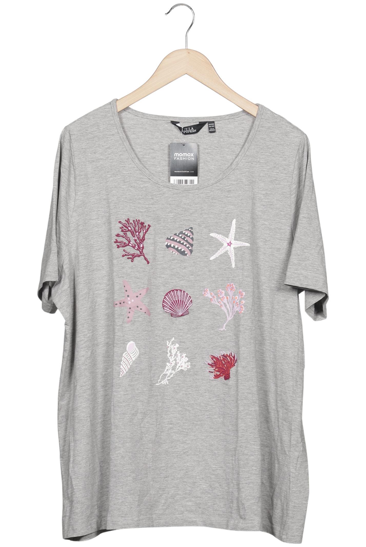 

Ulla Popken Damen T-Shirt, grau, Gr. 50