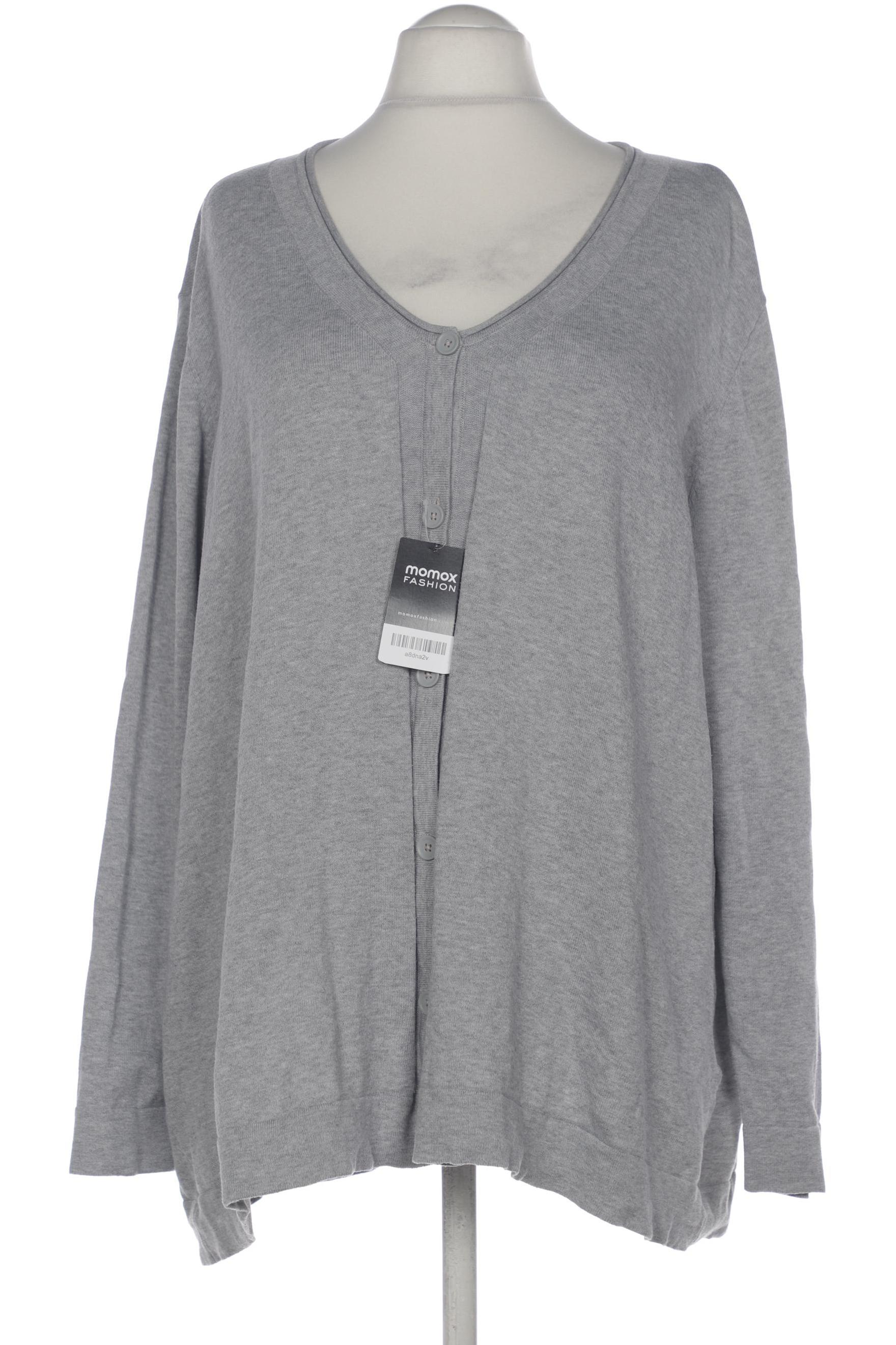 

Ulla Popken Damen Strickjacke, grau, Gr. 54