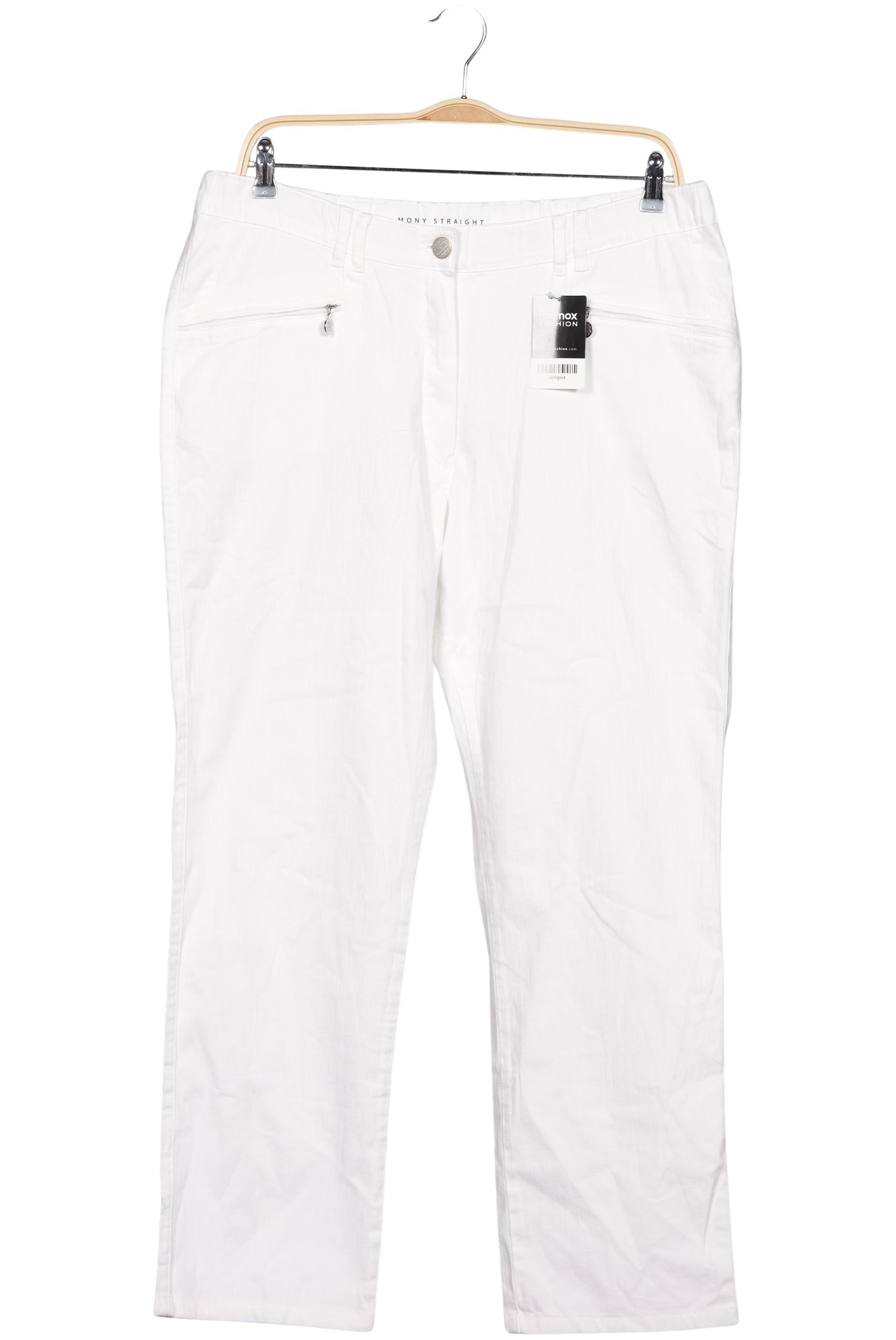 

Ulla Popken Damen Stoffhose, weiß, Gr. 48