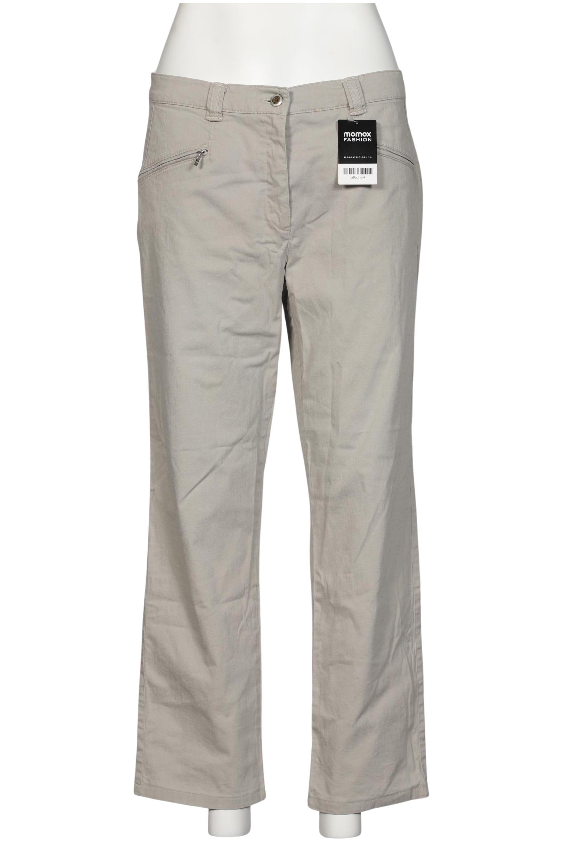 

Ulla Popken Damen Stoffhose, beige, Gr. 22