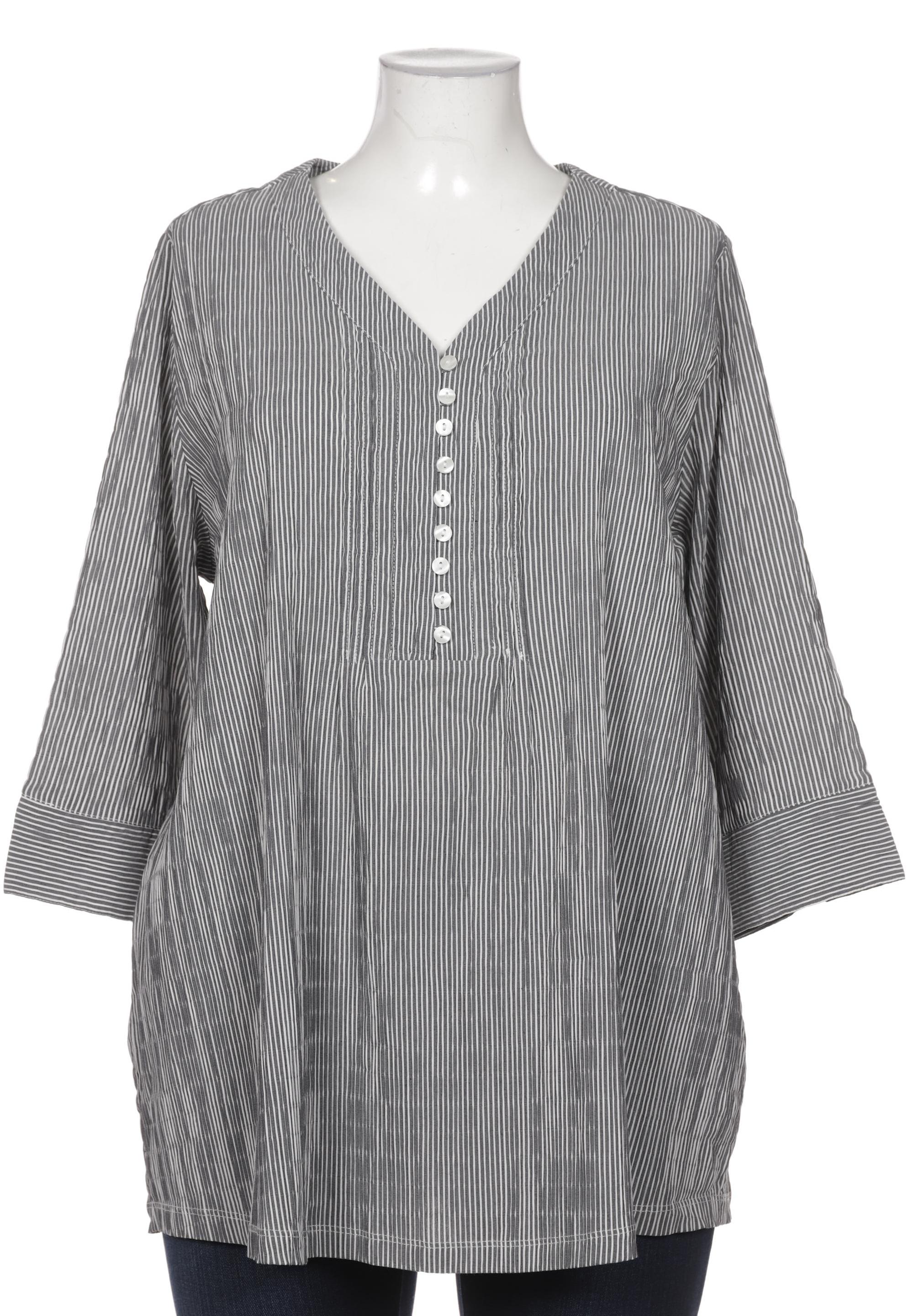 

Ulla Popken Damen Bluse, grau, Gr. 46