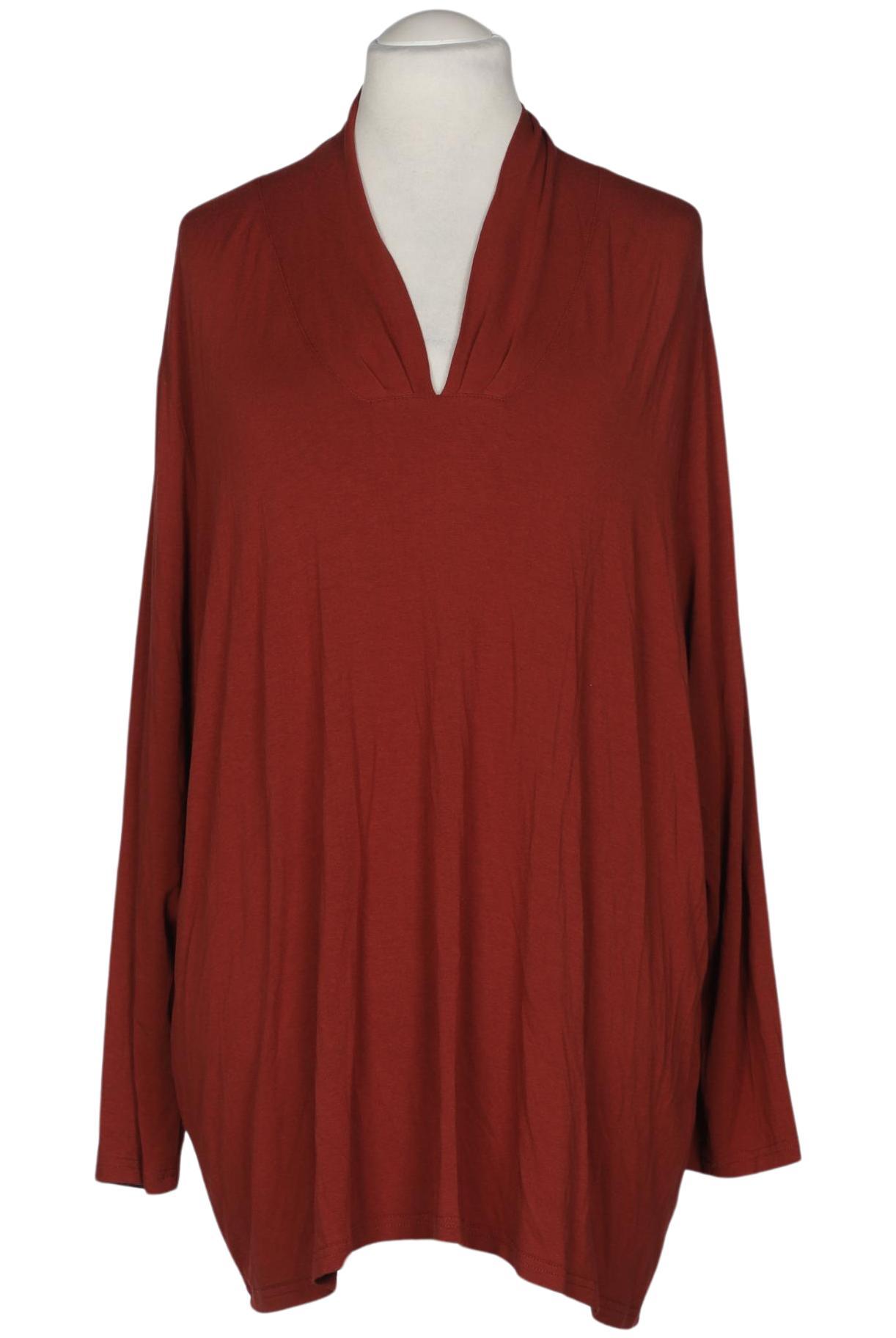 

Ulla Popken Damen Langarmshirt, rot, Gr. 54