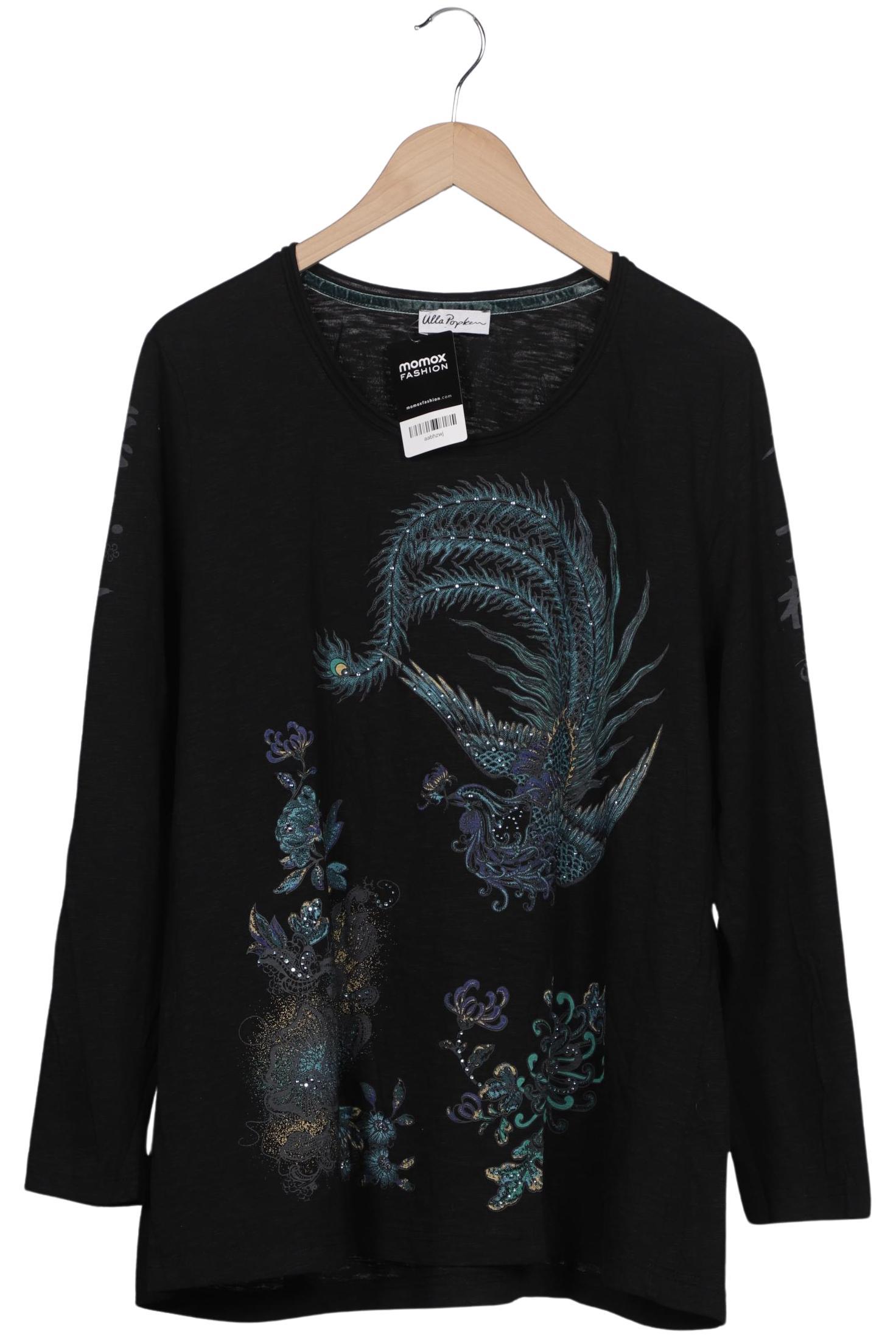 

Ulla Popken Damen Langarmshirt, schwarz, Gr. 50