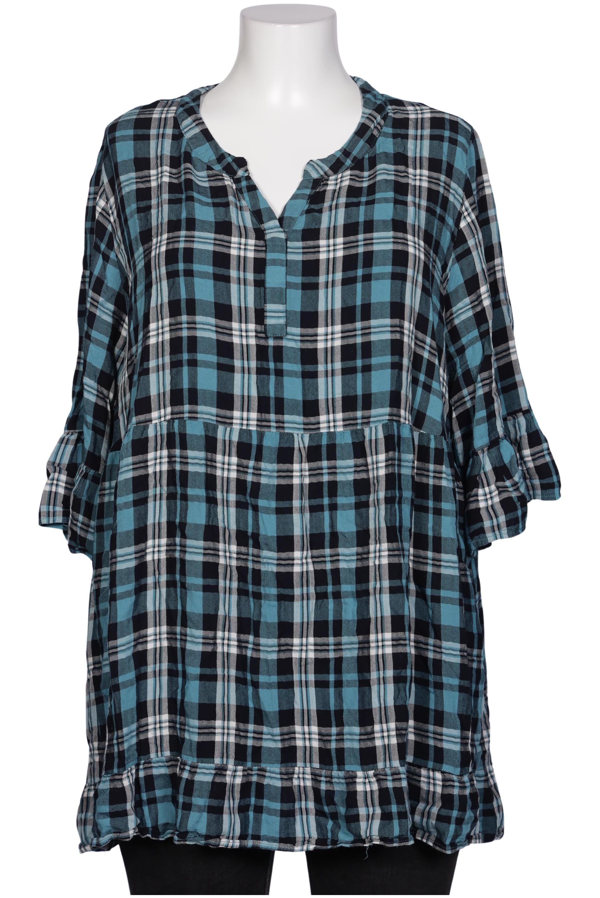 

Ulla Popken Damen Bluse, blau, Gr. 50