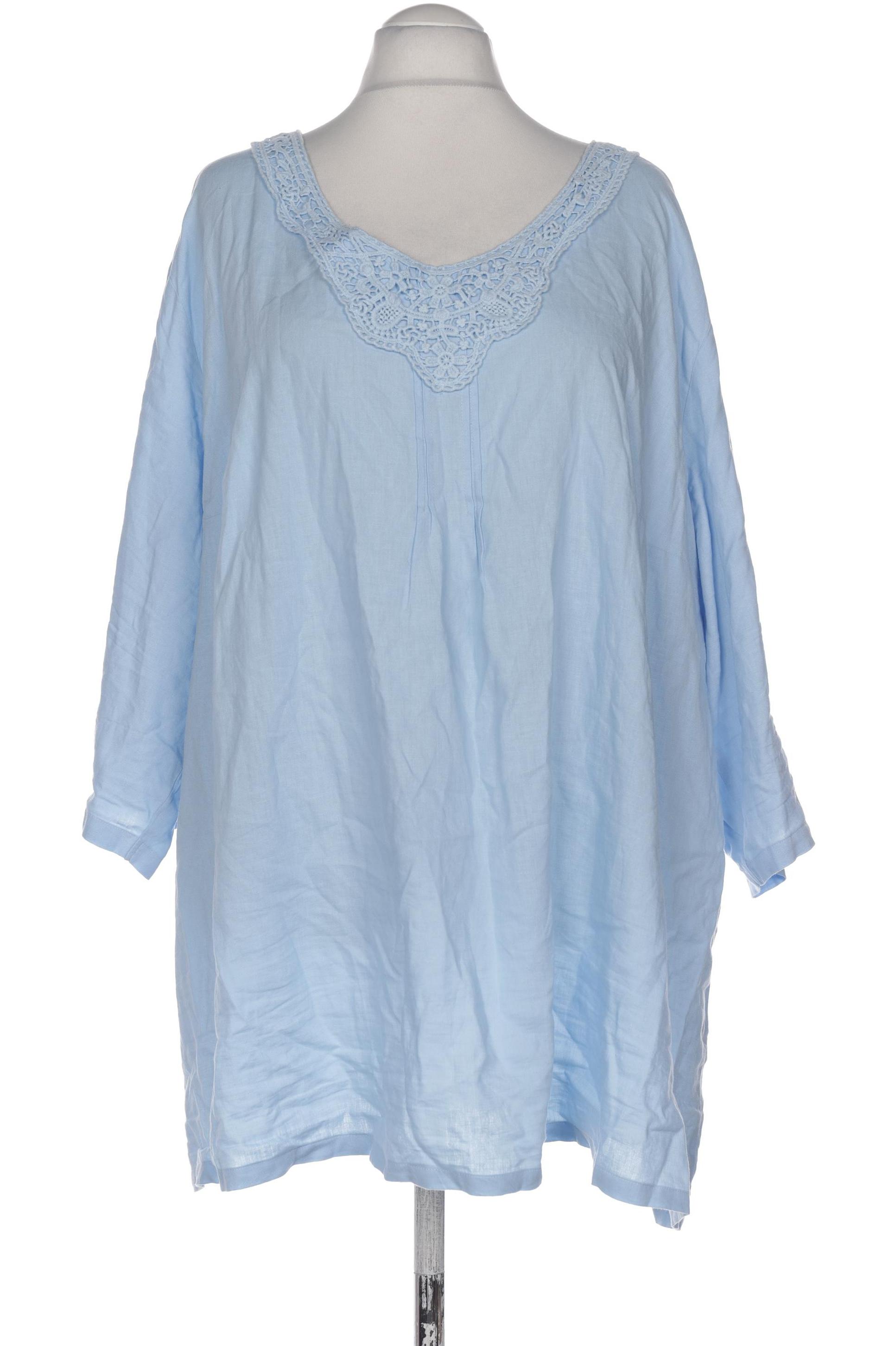 

Ulla Popken Damen Bluse, blau, Gr. 58