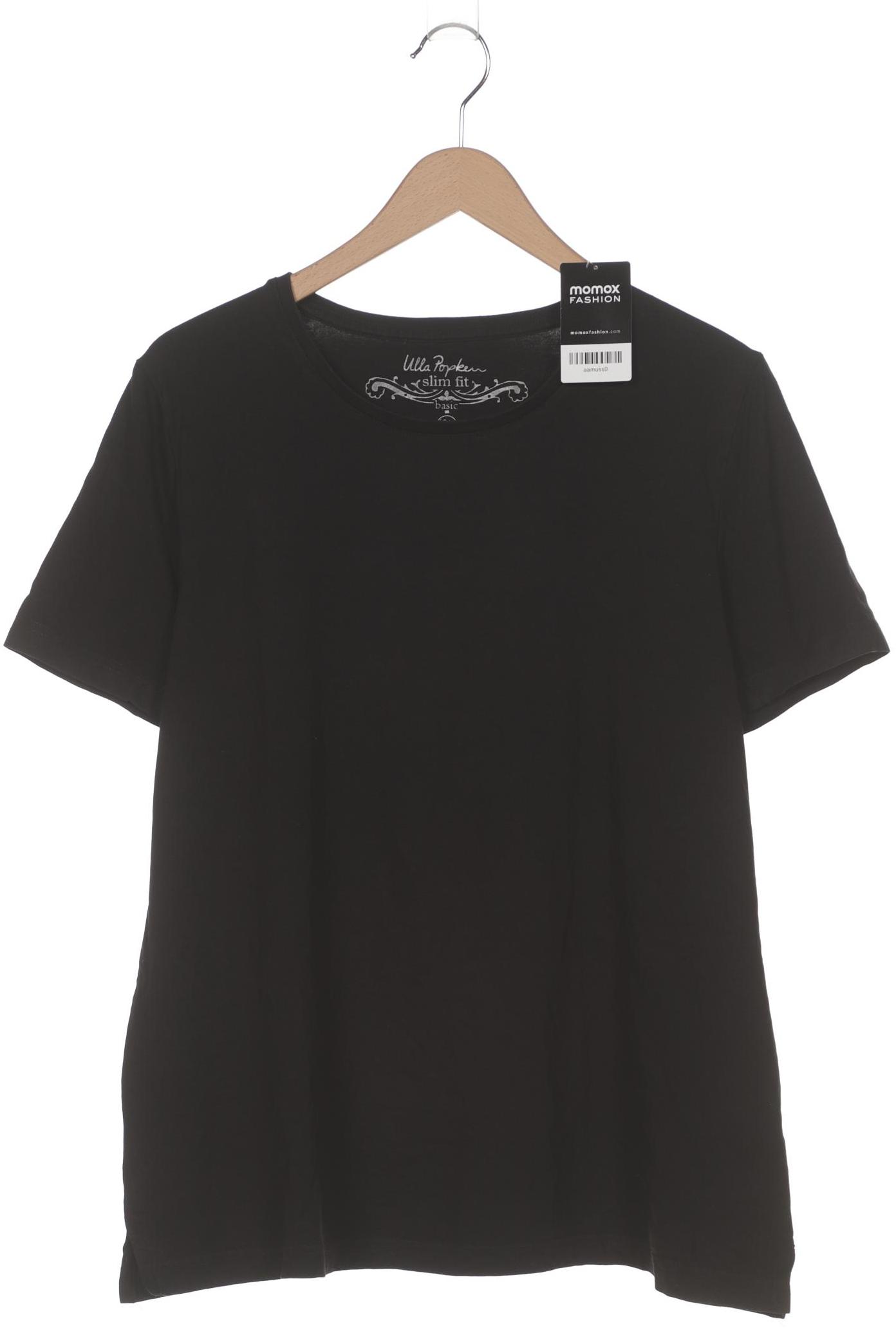 

Ulla Popken Damen T-Shirt, schwarz, Gr. 46