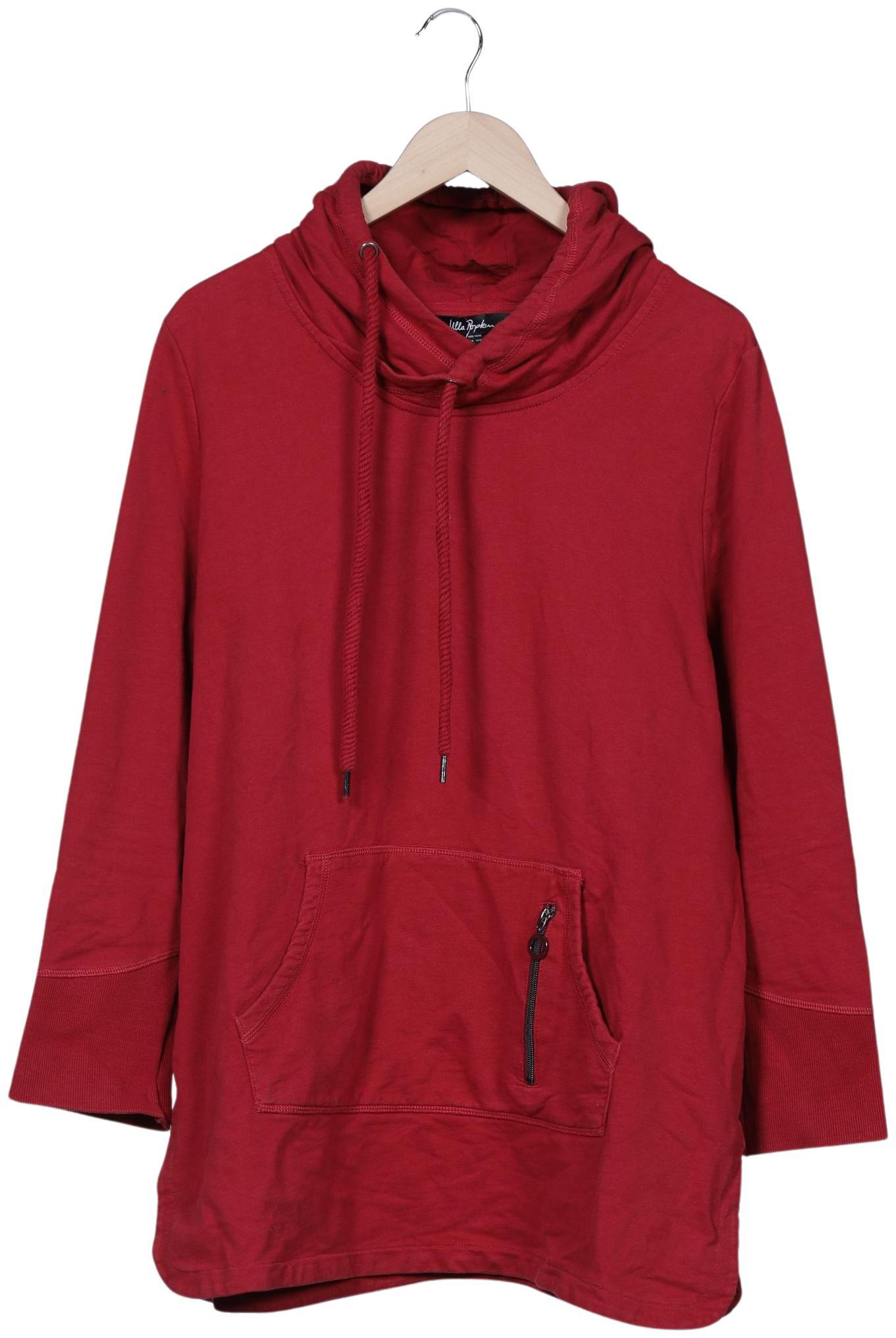 

Ulla Popken Damen Kapuzenpullover, rot, Gr. 46
