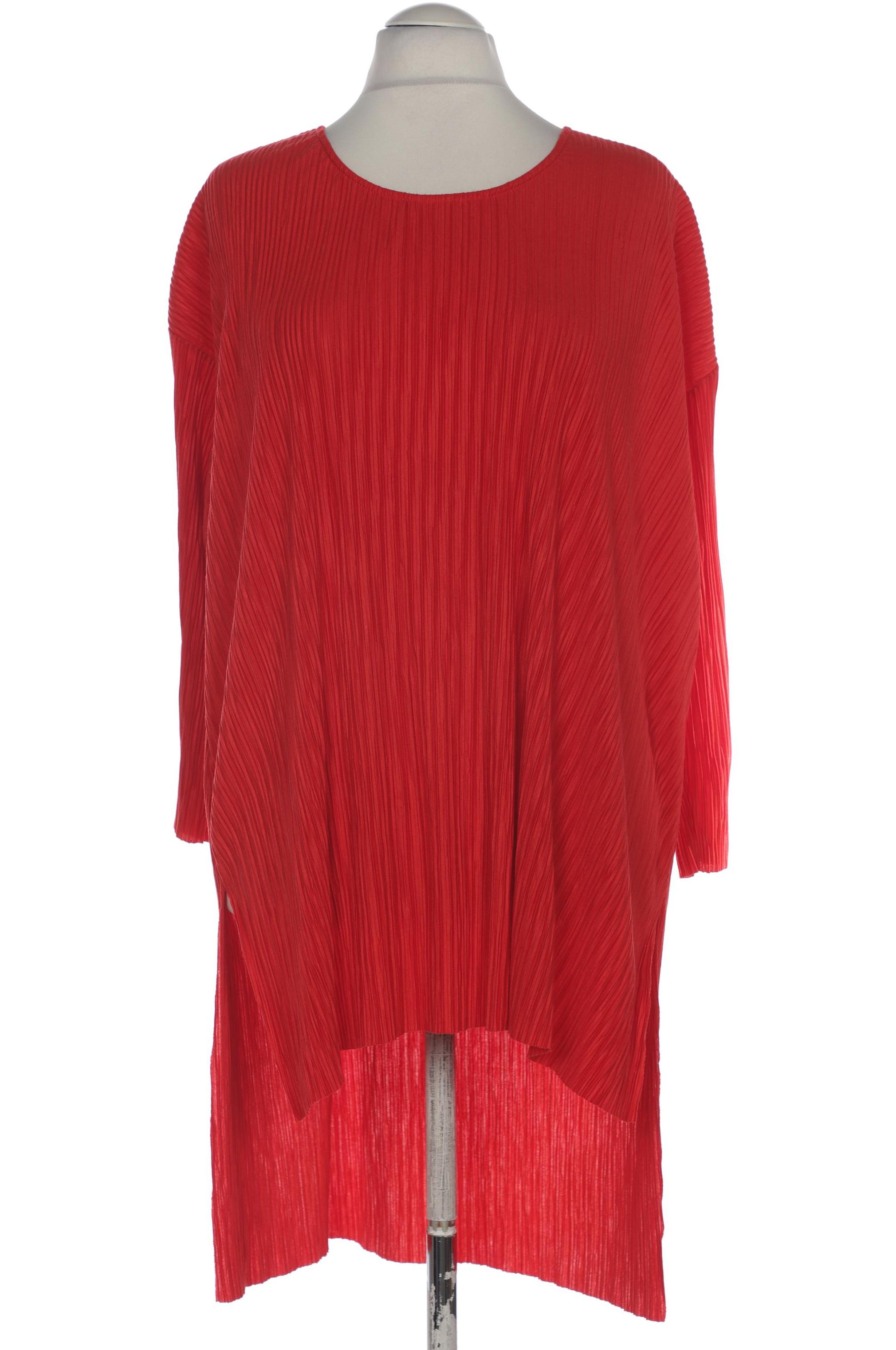 

Ulla Popken Damen Langarmshirt, rot, Gr. 52